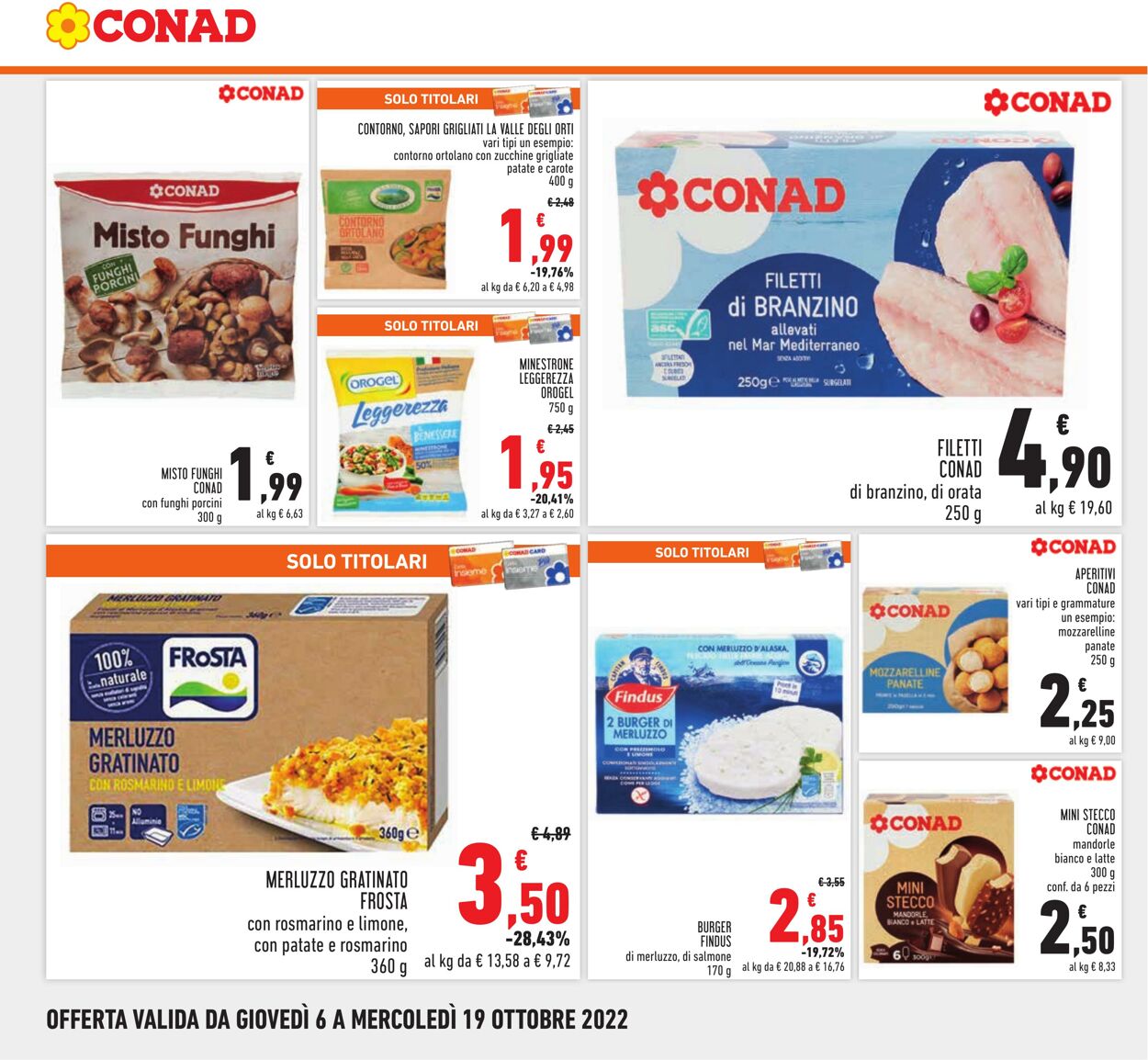 Volantino Conad 06.09.2022 - 19.10.2022