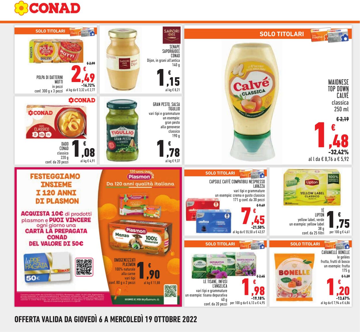 Volantino Conad 06.09.2022 - 19.10.2022