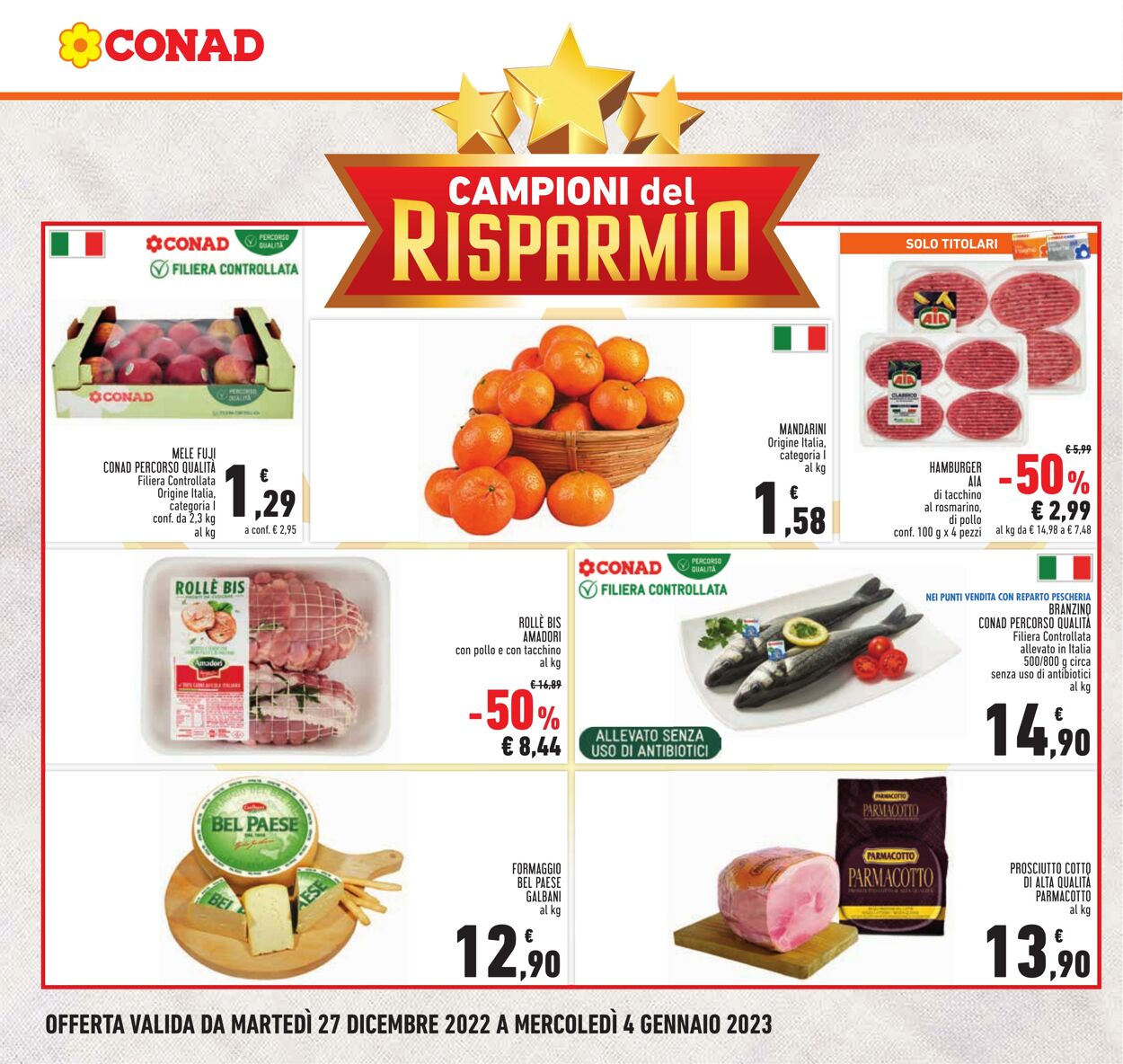 Volantino Conad 27.12.2022 - 04.01.2023