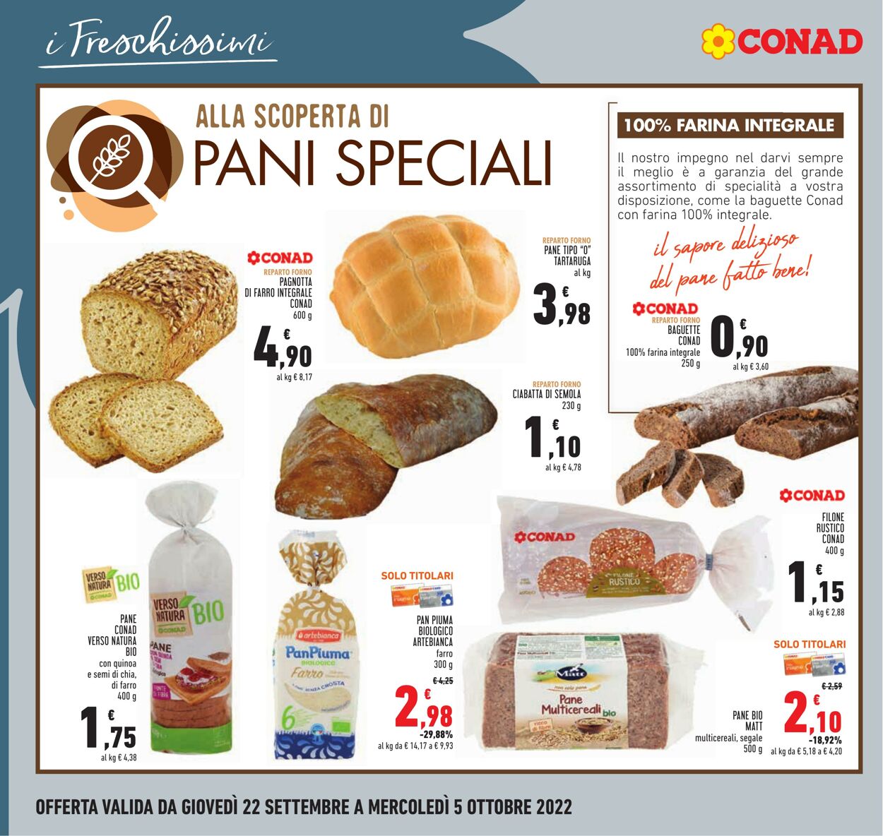 Volantino Conad 22.09.2022 - 05.10.2022