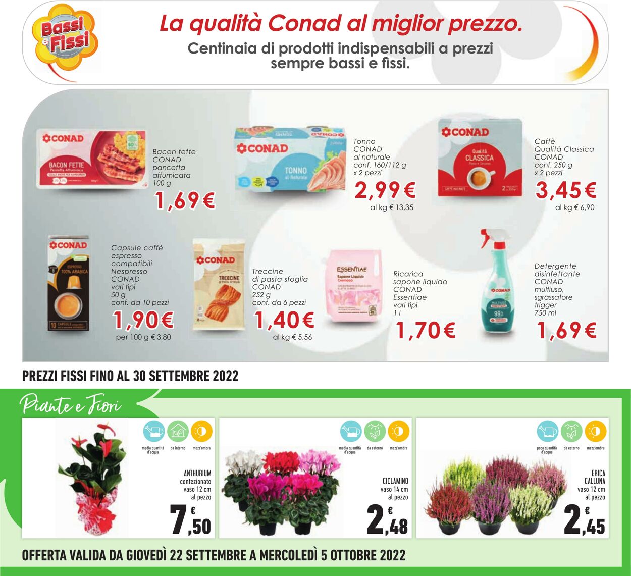 Volantino Conad 22.09.2022 - 05.10.2022