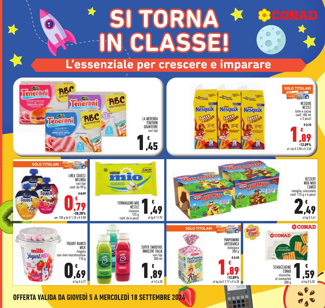 Volantino Conad 05.08.2024 - 18.09.2024