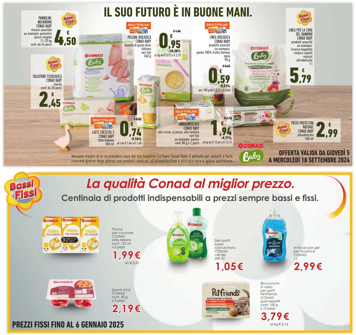 Volantino Conad 05.08.2024 - 18.09.2024