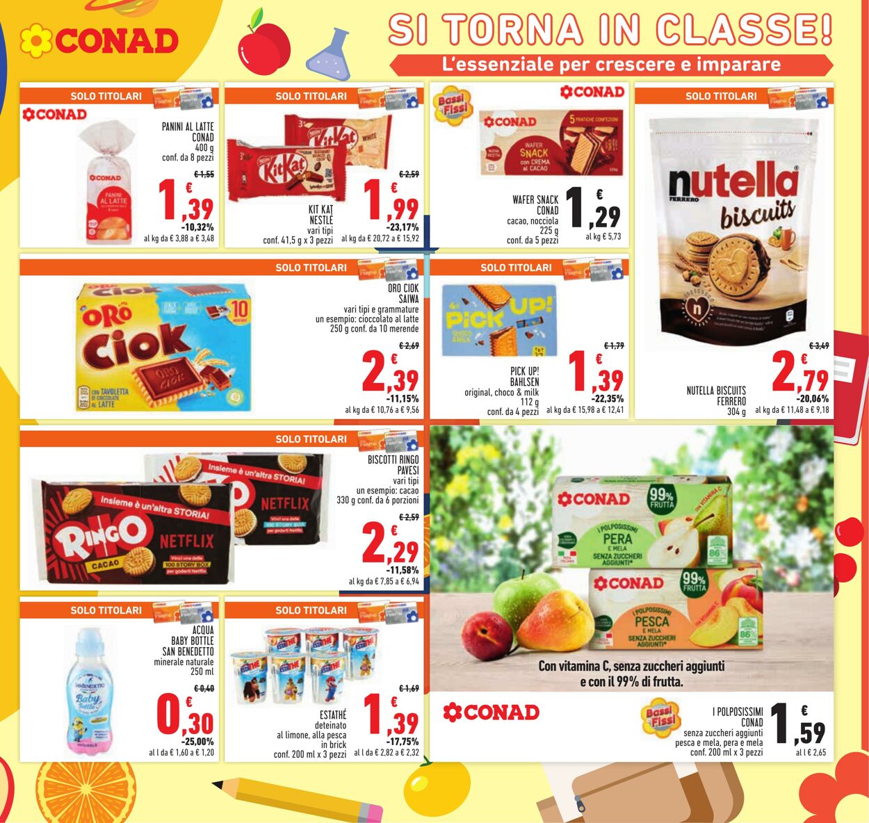 Volantino Conad 05.08.2024 - 18.09.2024