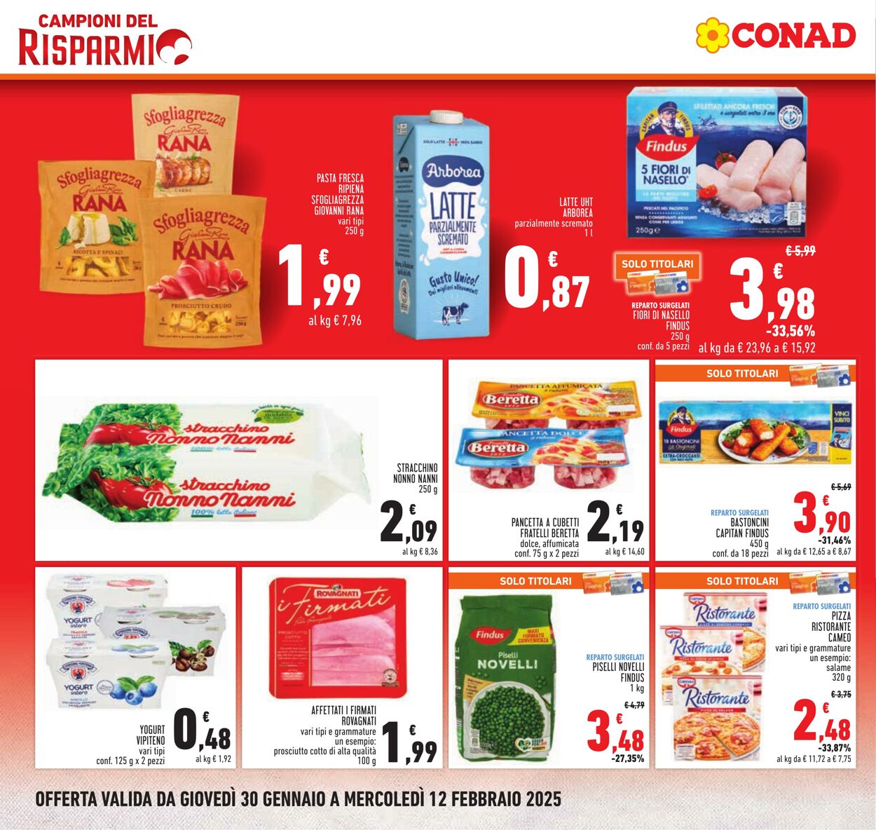 Volantino Conad 30.01.2025 - 12.02.2025