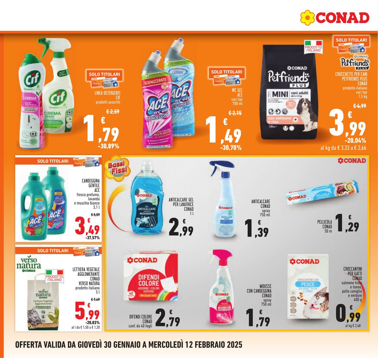 Volantino Conad 30.01.2025 - 12.02.2025