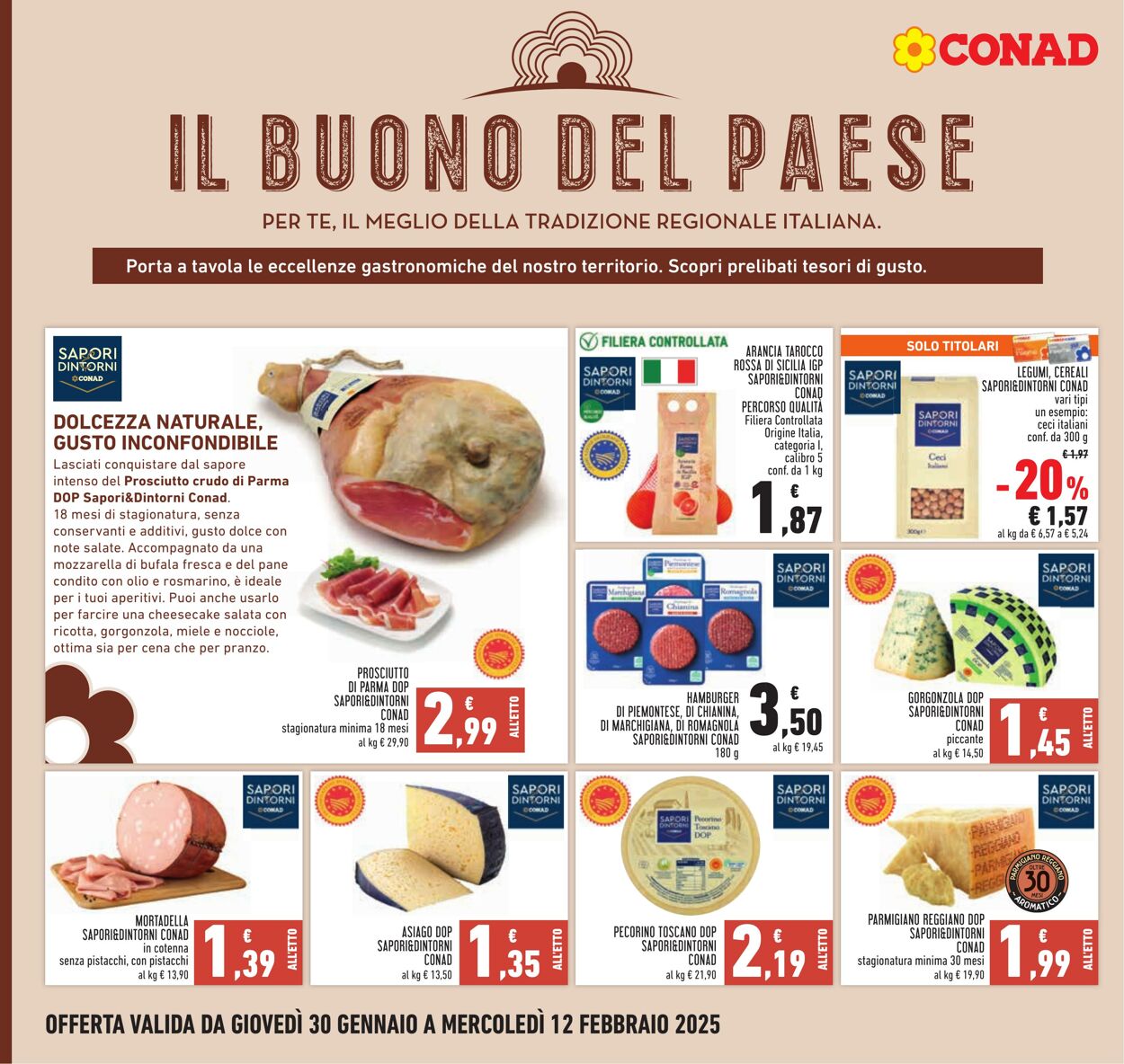 Volantino Conad 30.01.2025 - 12.02.2025