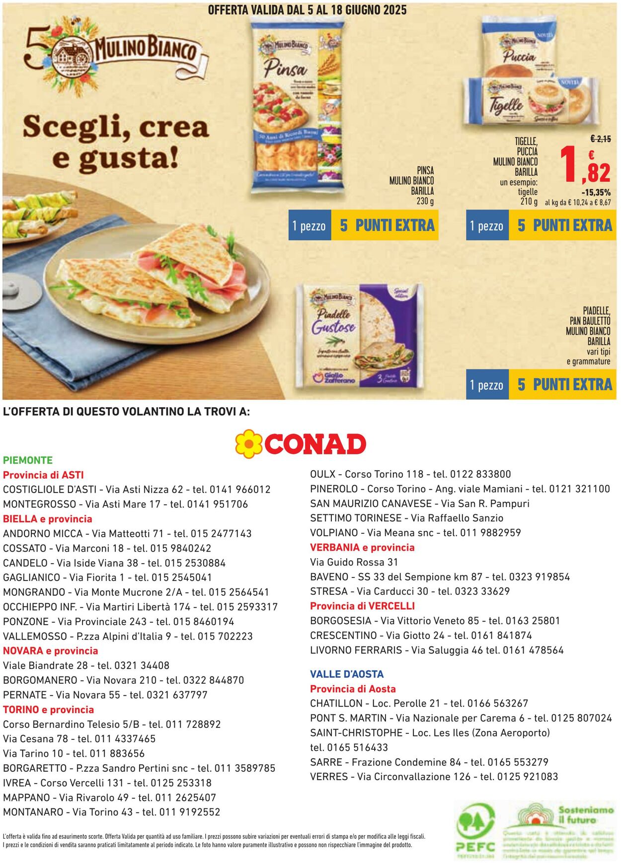 Volantino Conad 22.05.2025 - 18.06.2025