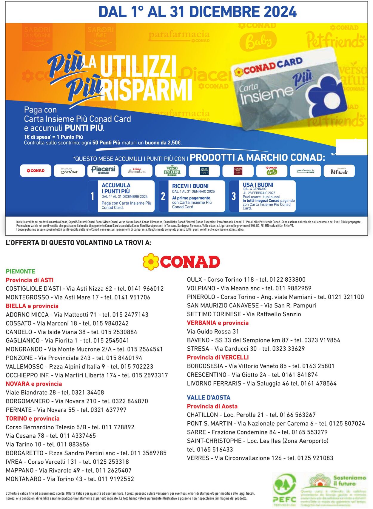 Volantino Conad 28.11.2024 - 31.12.2024