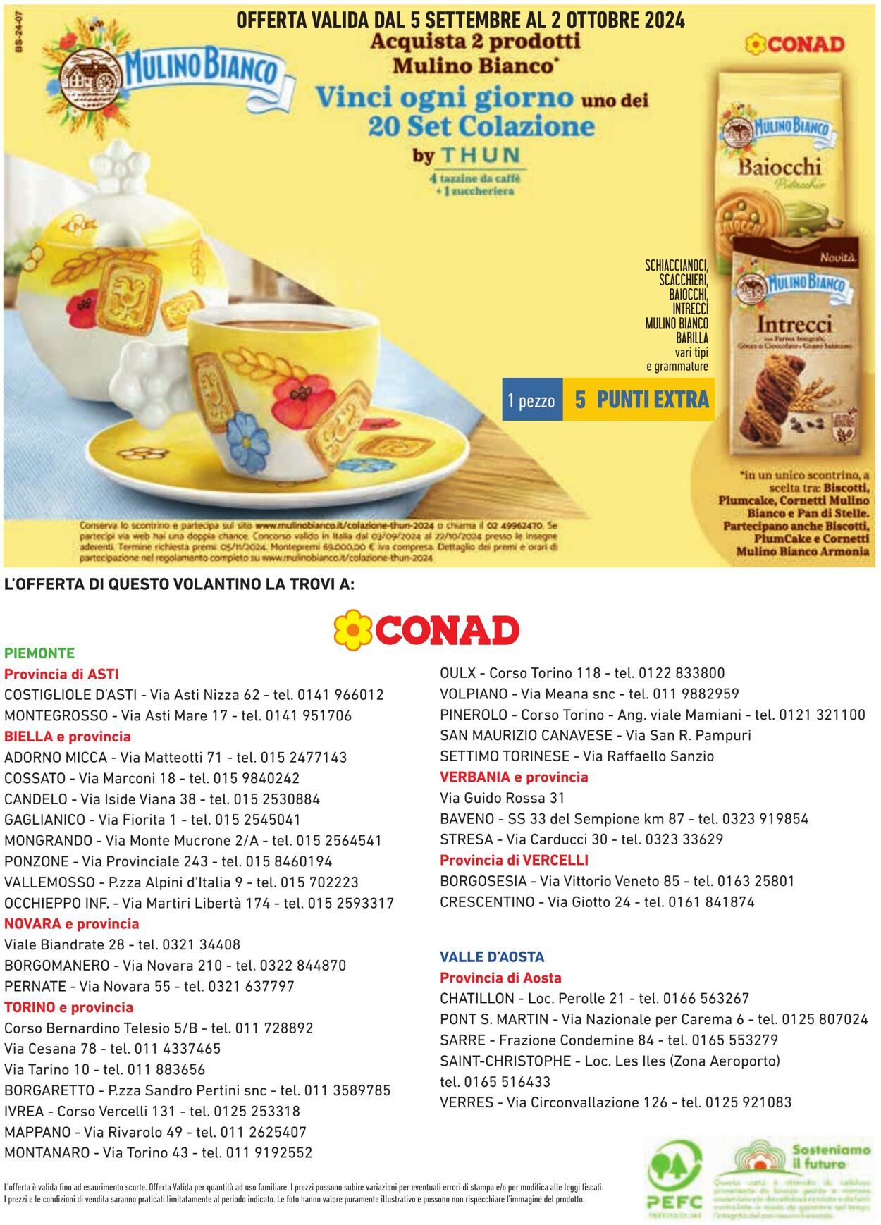 Volantino Conad 05.09.2024 - 02.10.2024