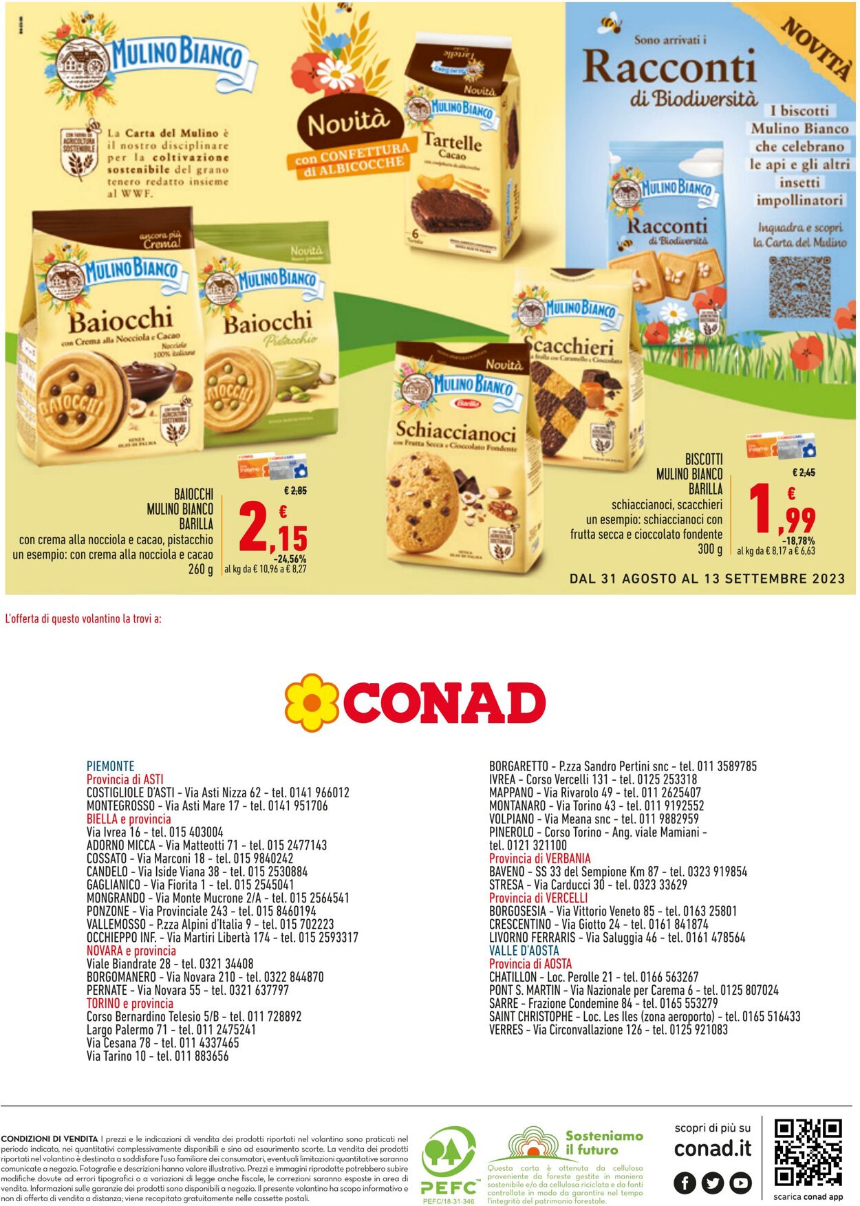 Volantino Conad 31.08.2023 - 13.09.2023