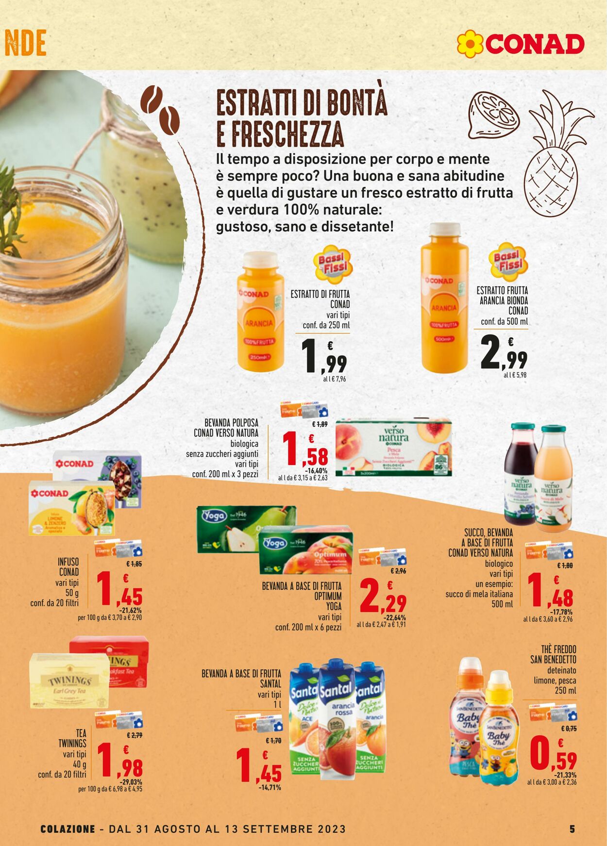 Volantino Conad 31.08.2023 - 13.09.2023