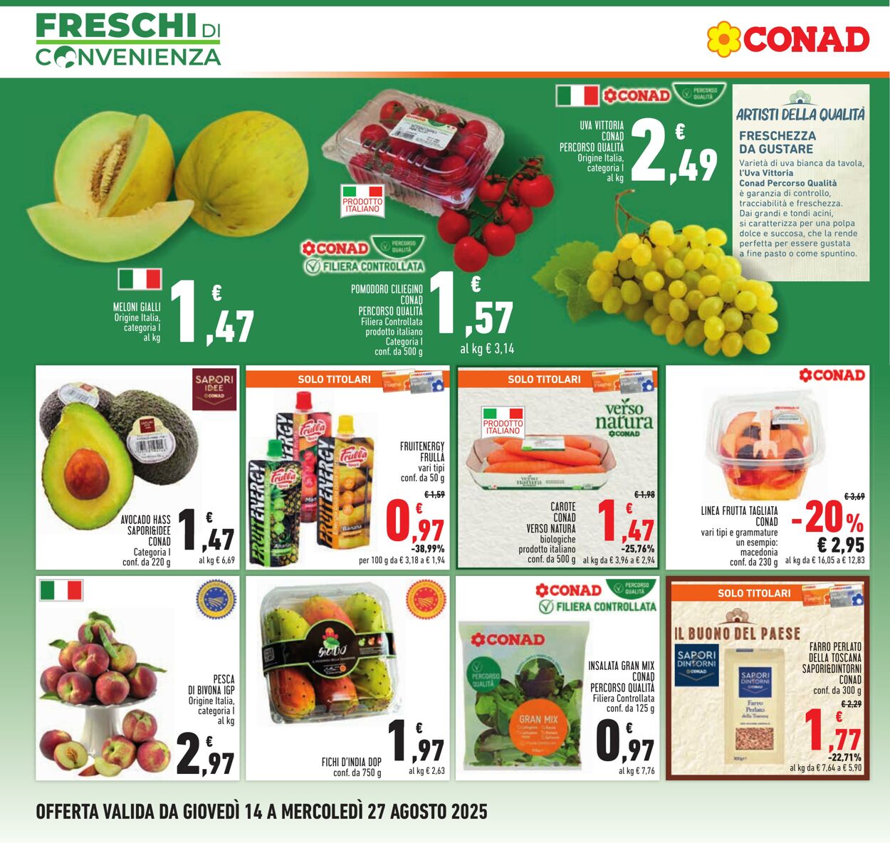 Volantino Conad 10.08.2025 - 10.08.2025