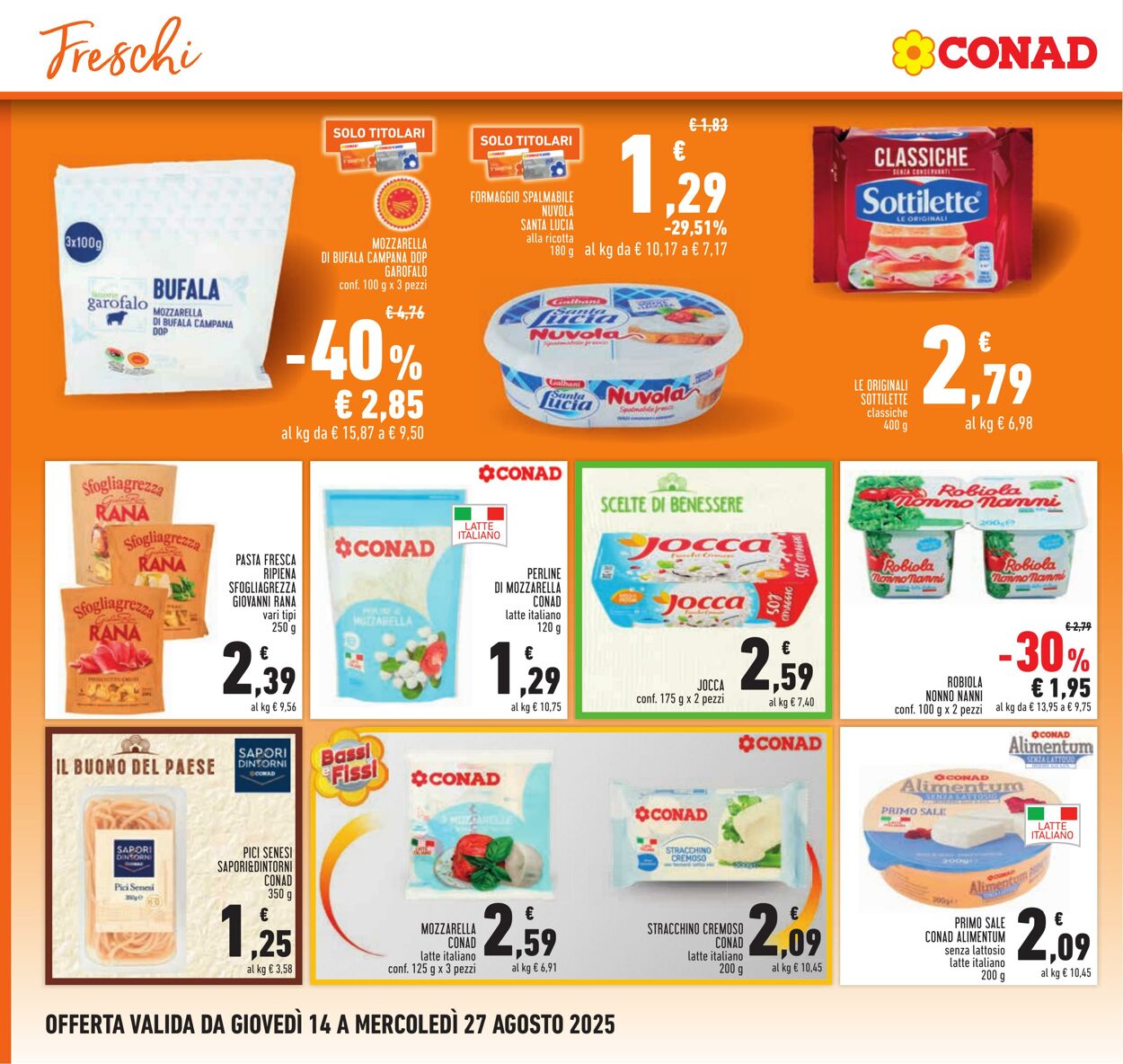 Volantino Conad 10.08.2025 - 10.08.2025