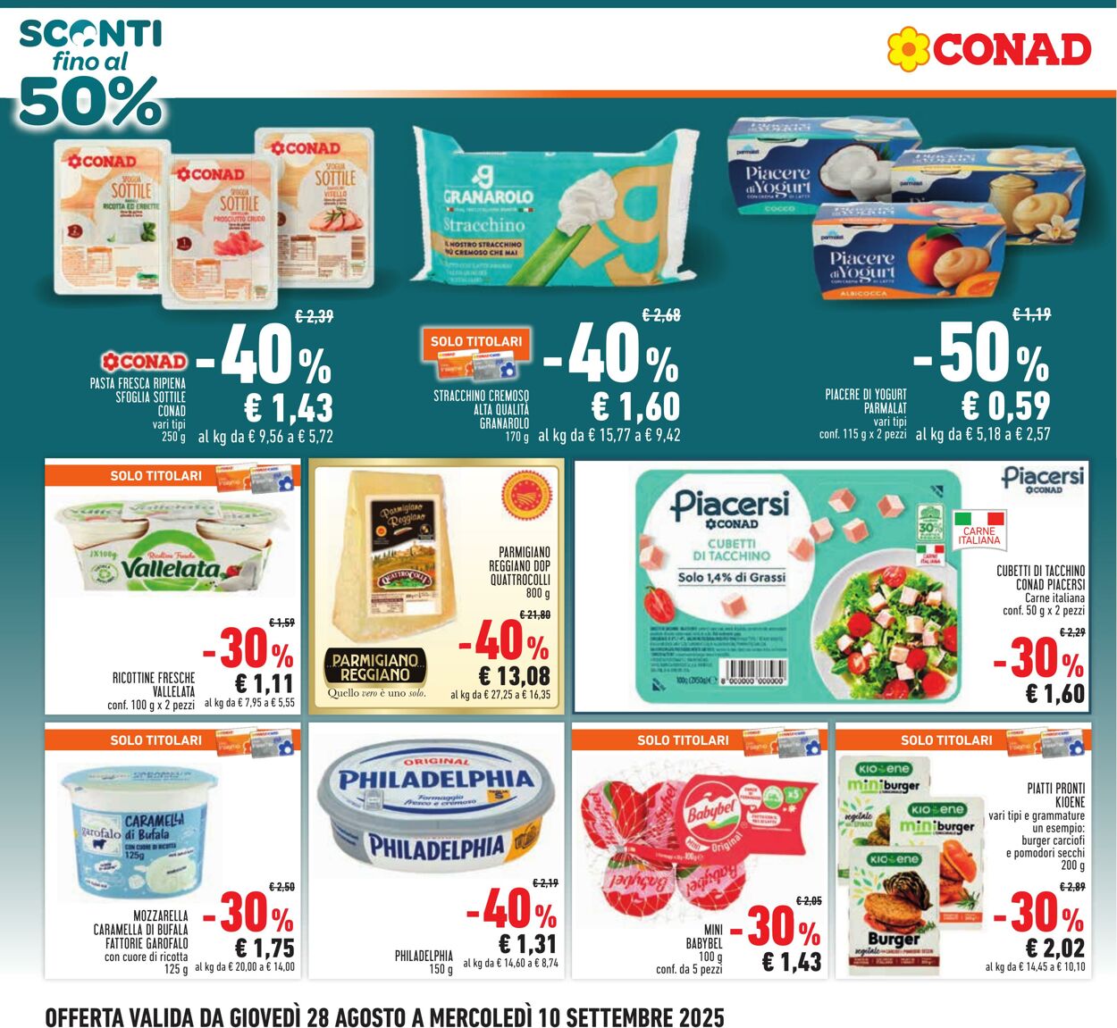 Volantino Conad 22.08.2025 - 22.08.2025