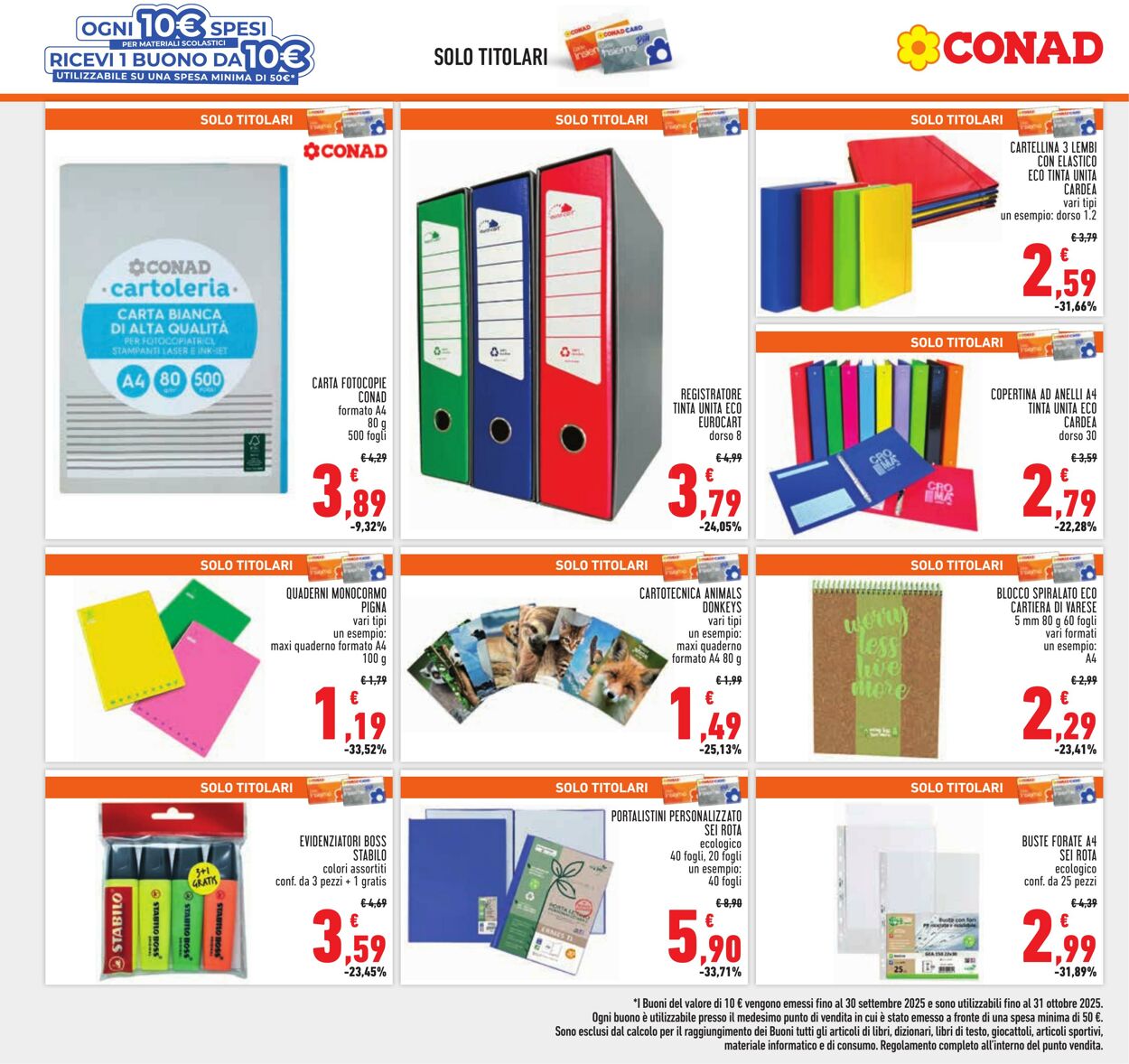 Volantino Conad 22.08.2025 - 22.08.2025
