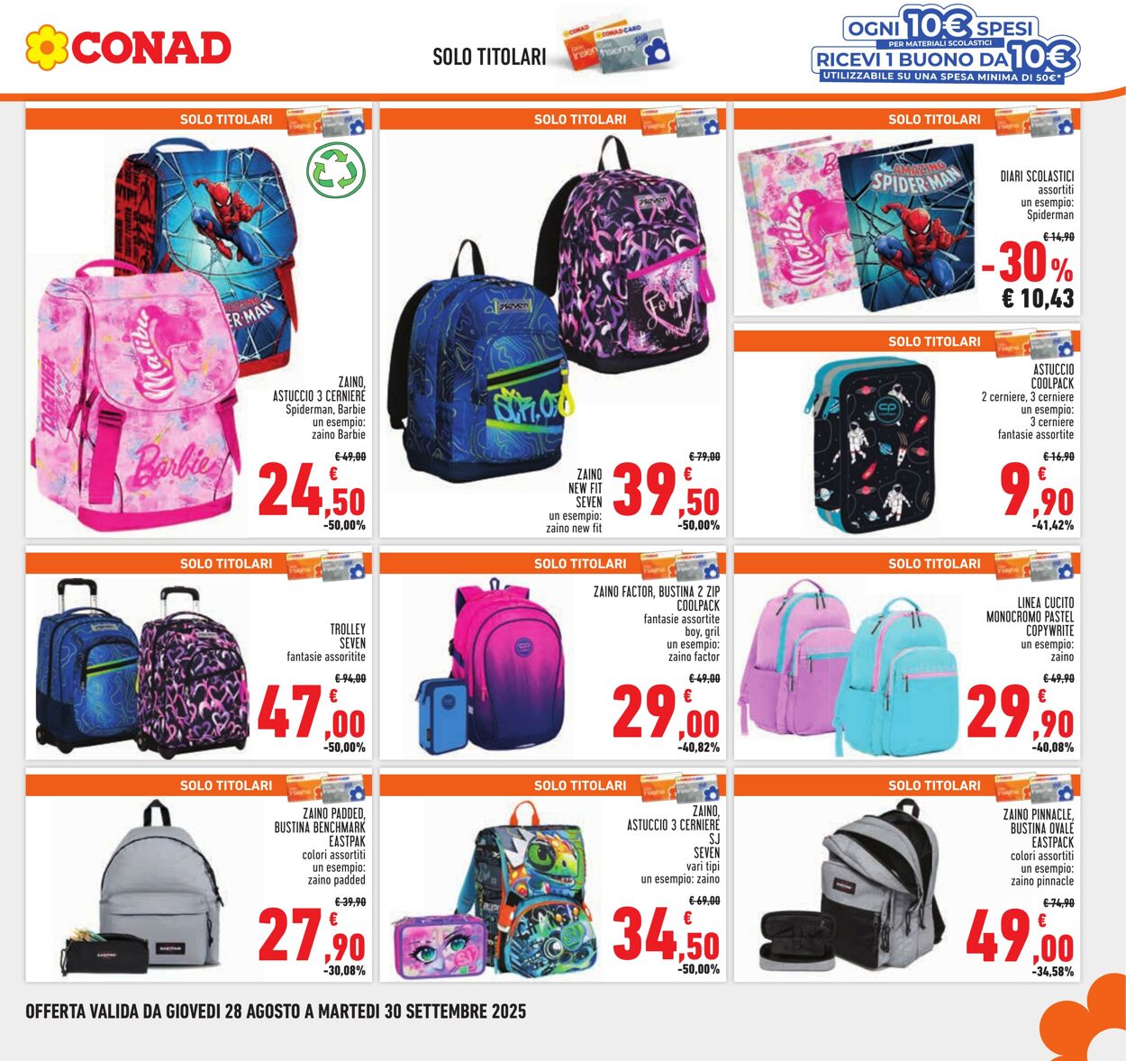 Volantino Conad 22.08.2025 - 22.08.2025