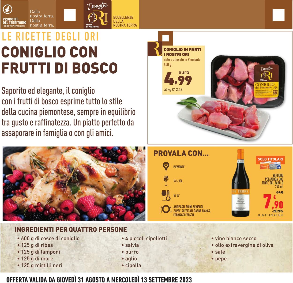 Volantino Conad 31.08.2023 - 13.09.2023