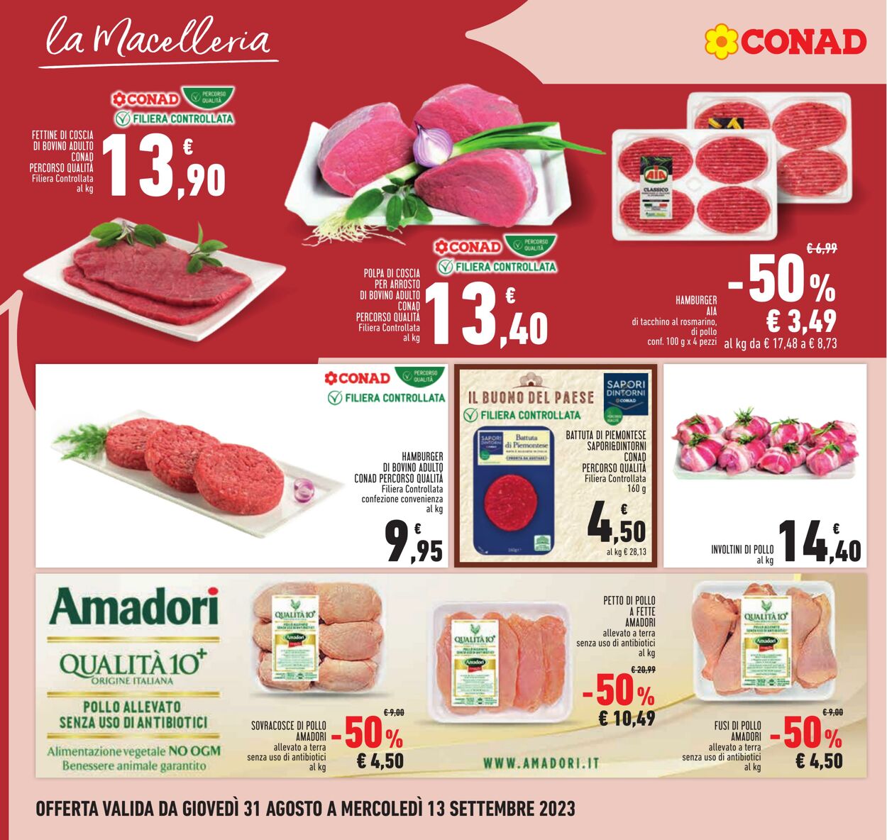 Volantino Conad 31.08.2023 - 13.09.2023