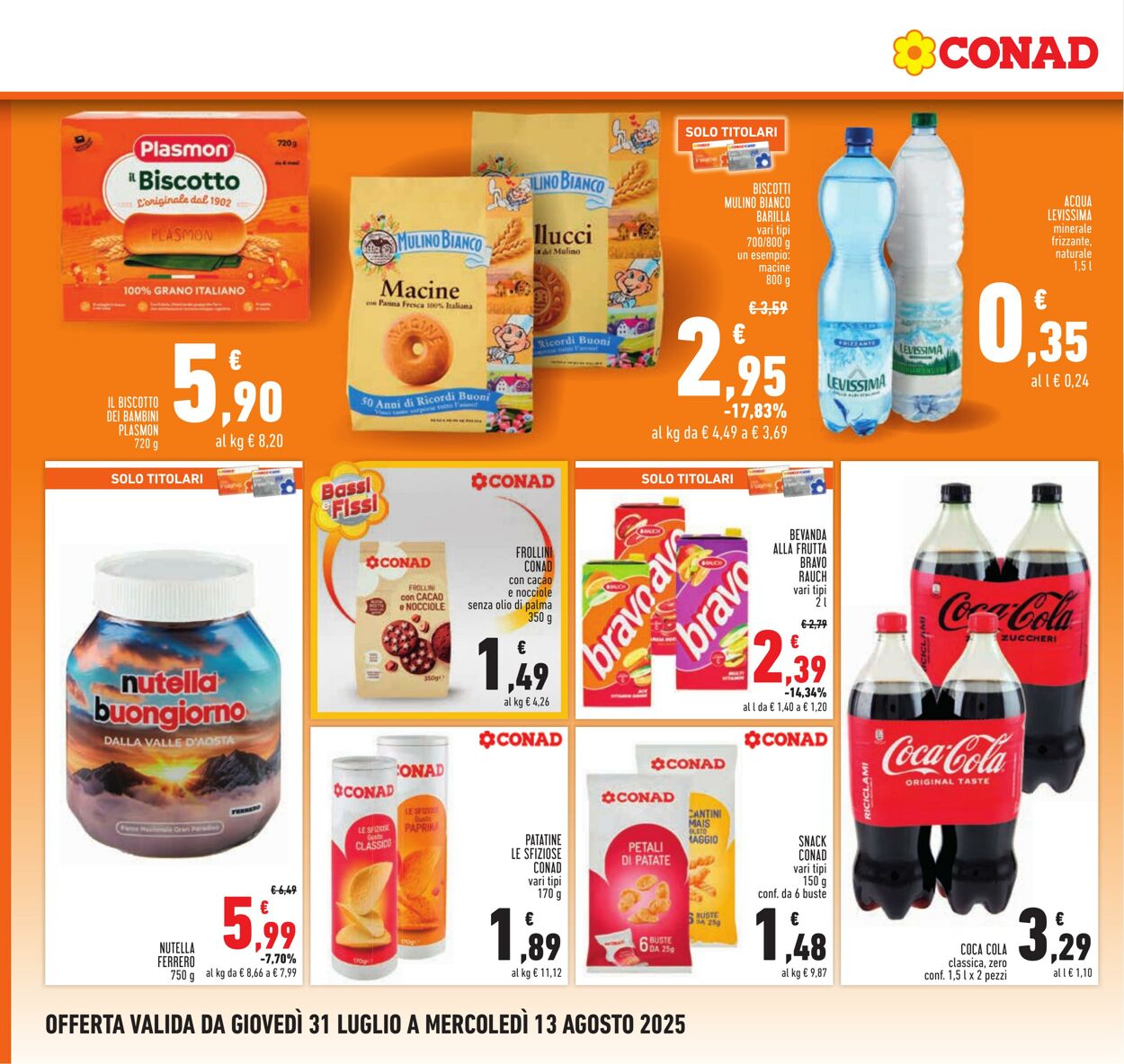 Volantino Conad 04.08.2025 - 04.08.2025
