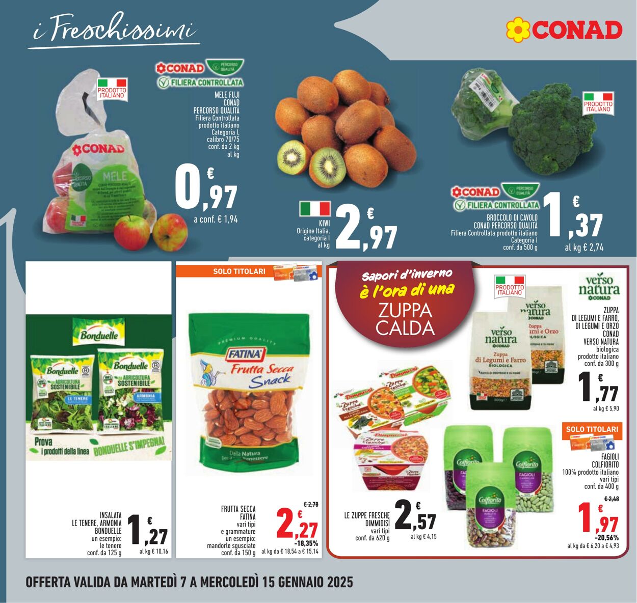 Volantino Conad 07.01.2025 - 15.01.2025