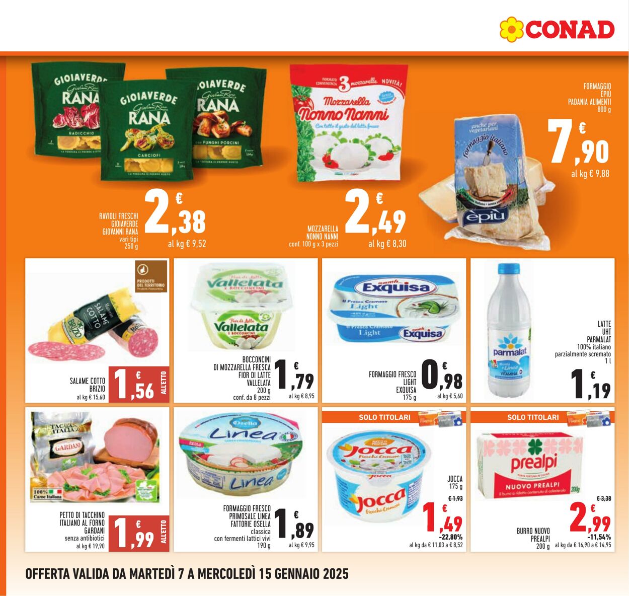 Volantino Conad 07.01.2025 - 15.01.2025