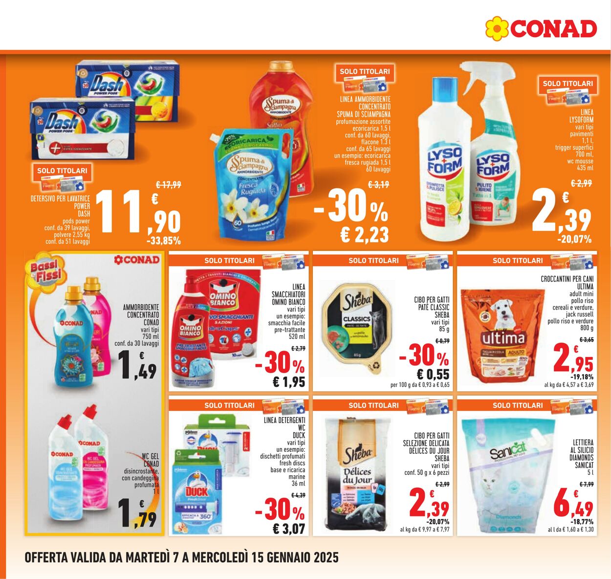 Volantino Conad 07.01.2025 - 15.01.2025