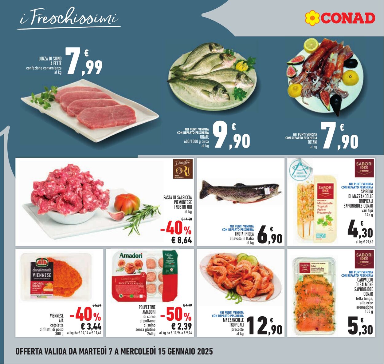 Volantino Conad 07.01.2025 - 15.01.2025