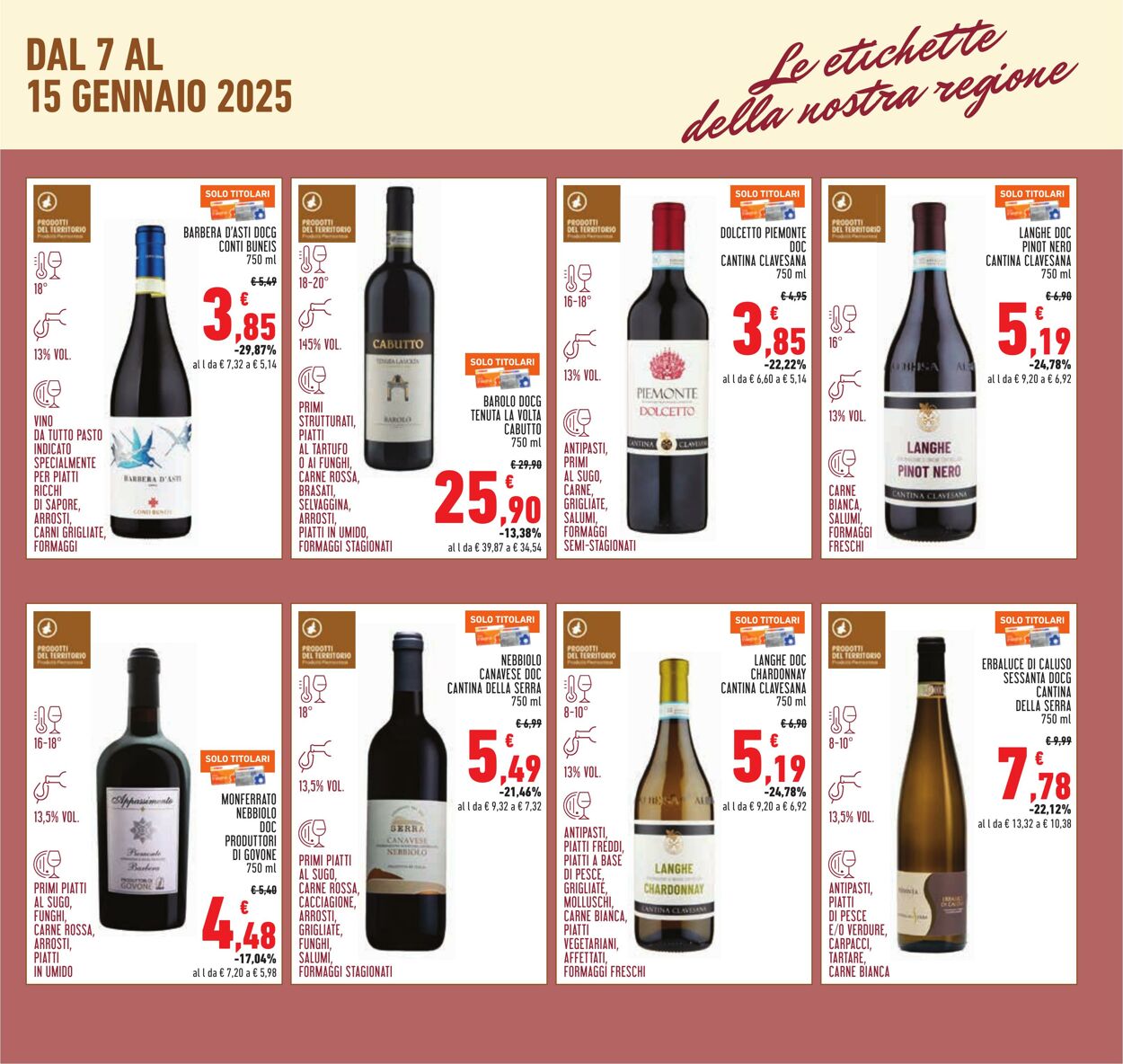 Volantino Conad 07.01.2025 - 15.01.2025