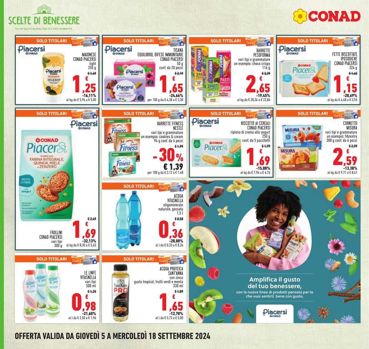 Volantino Conad 05.09.2024 - 18.09.2024