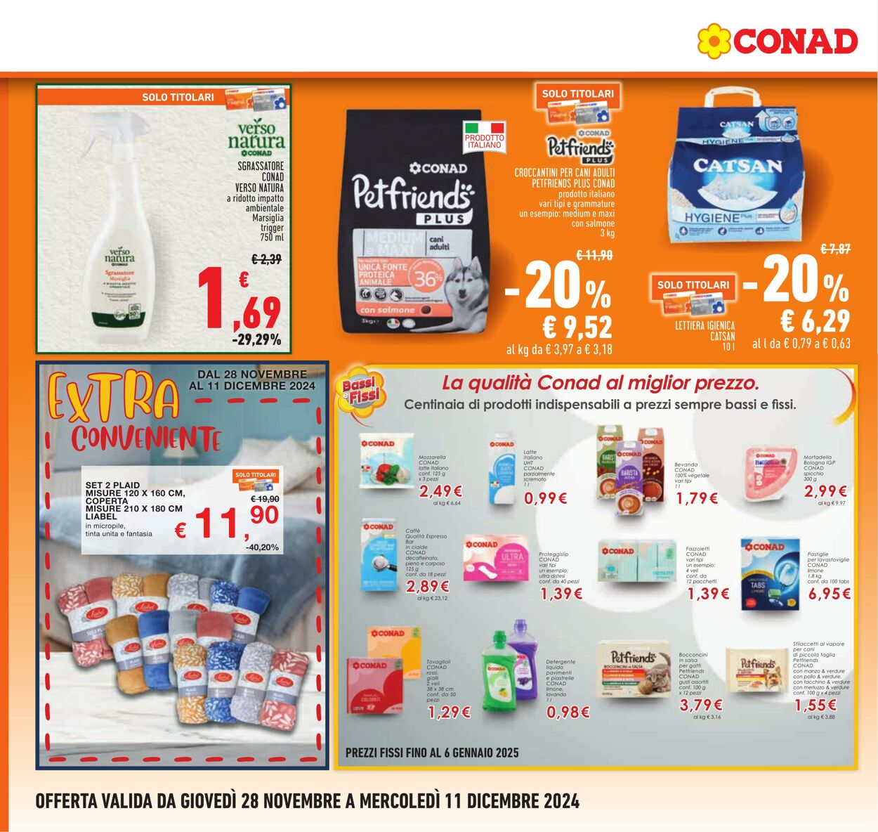 Volantino Conad 28.11.2024 - 11.12.2024