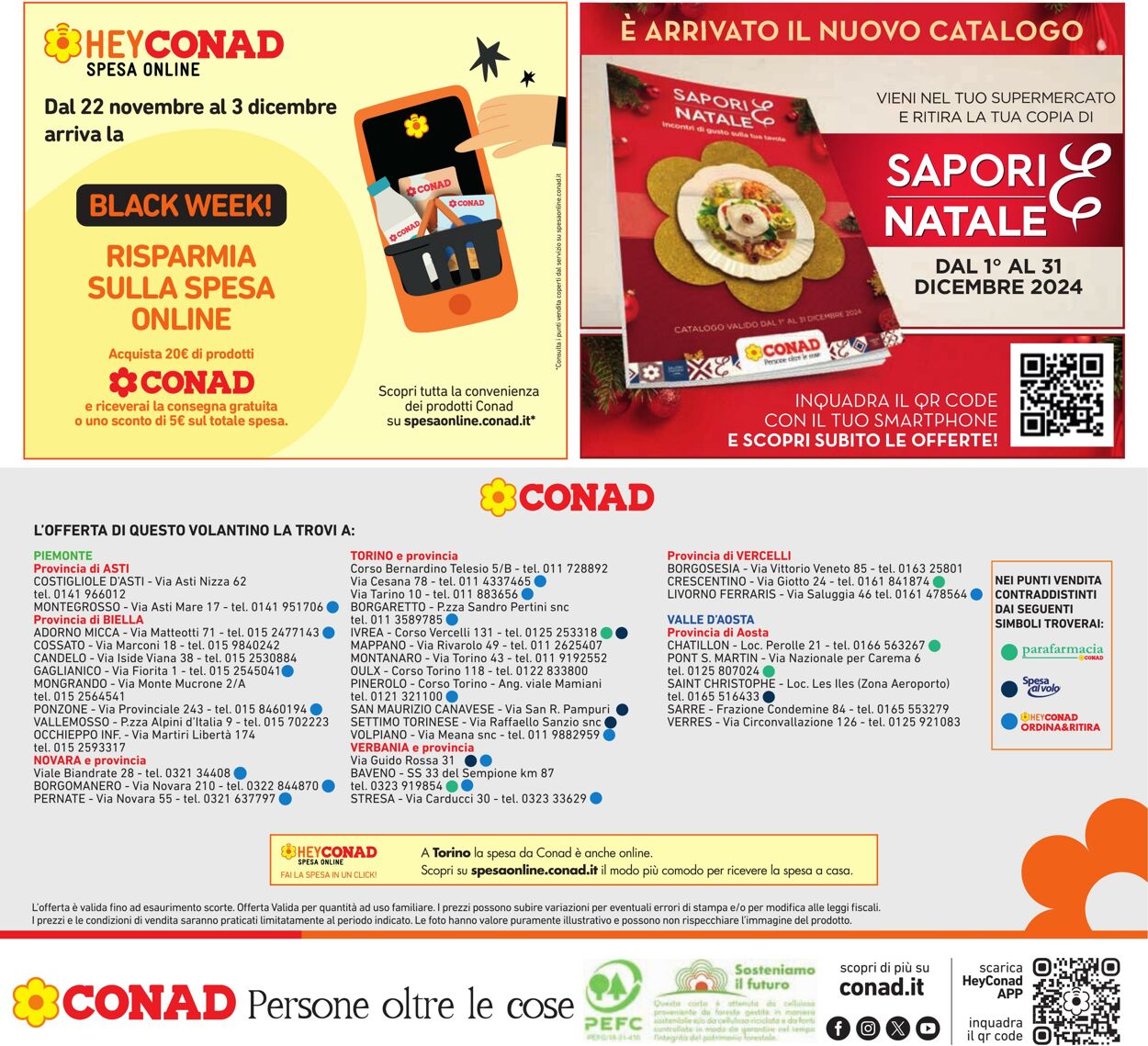 Volantino Conad 28.11.2024 - 11.12.2024