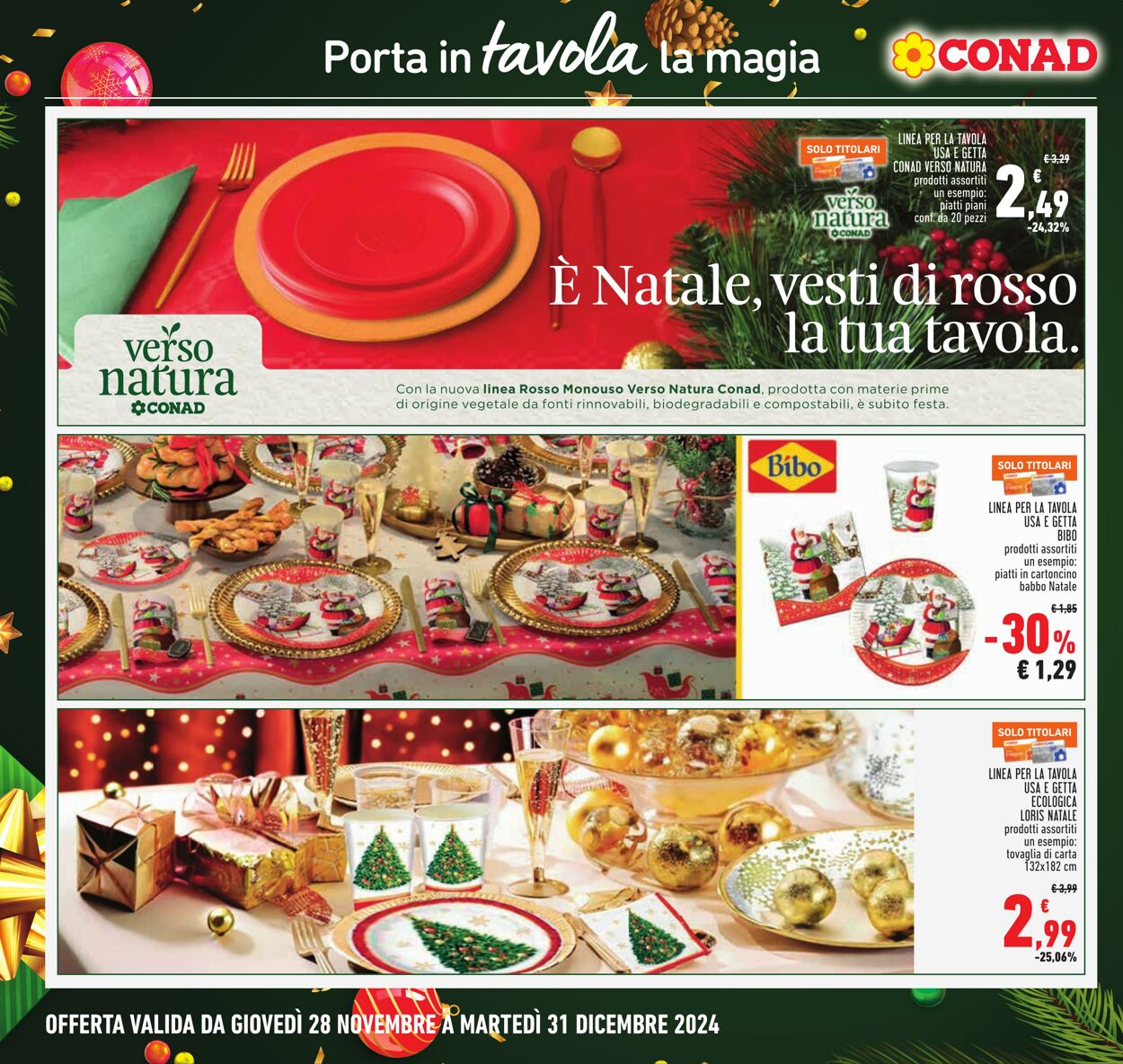 Volantino Conad 28.11.2024 - 11.12.2024