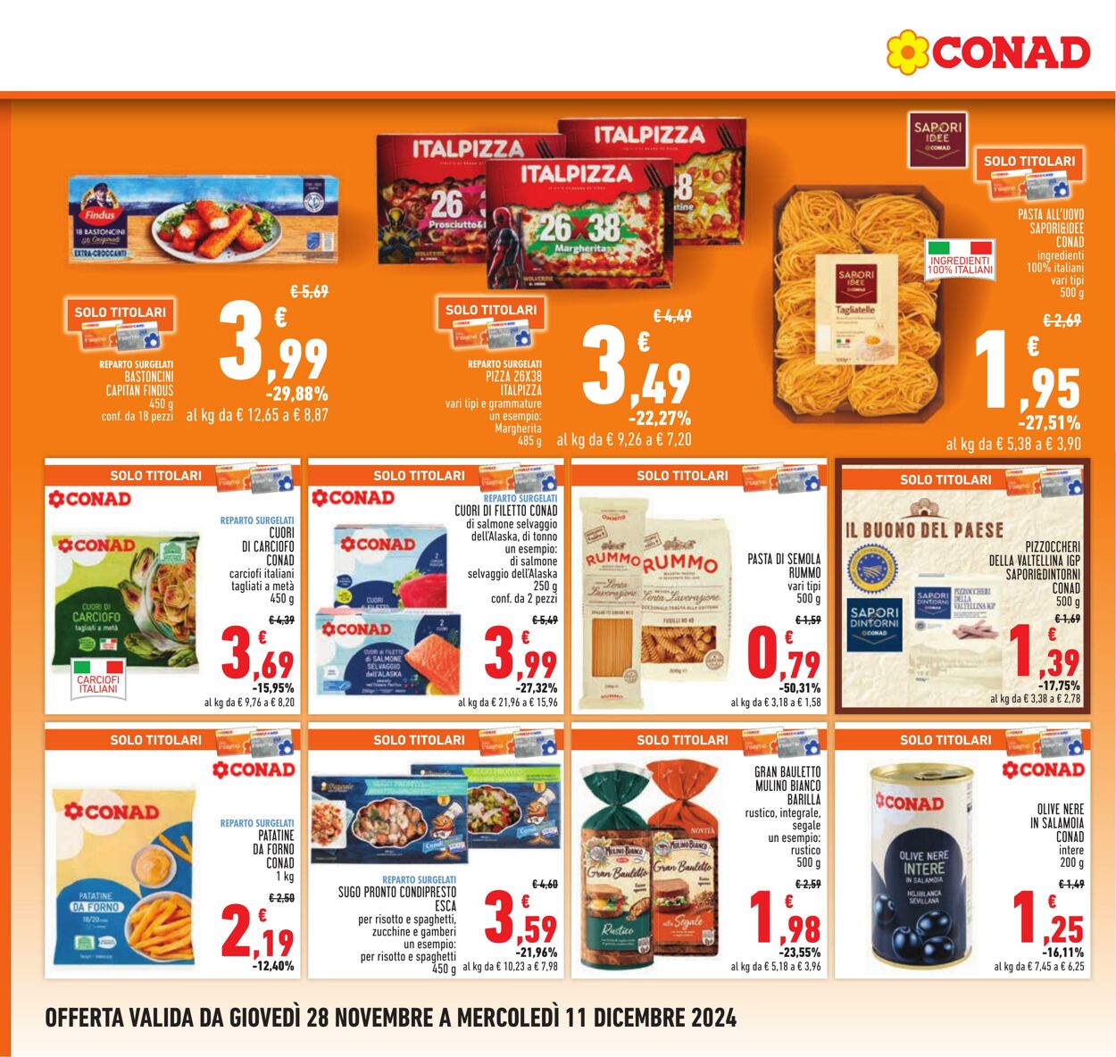 Volantino Conad 28.11.2024 - 11.12.2024