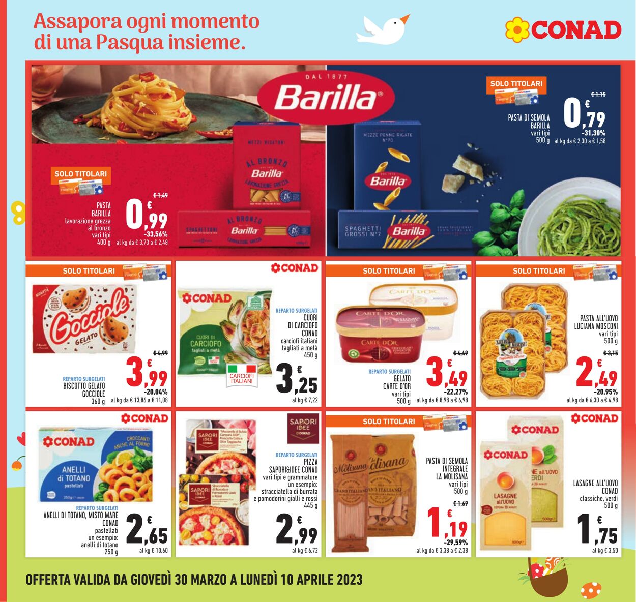 Volantino Conad 30.03.2023 - 10.04.2023