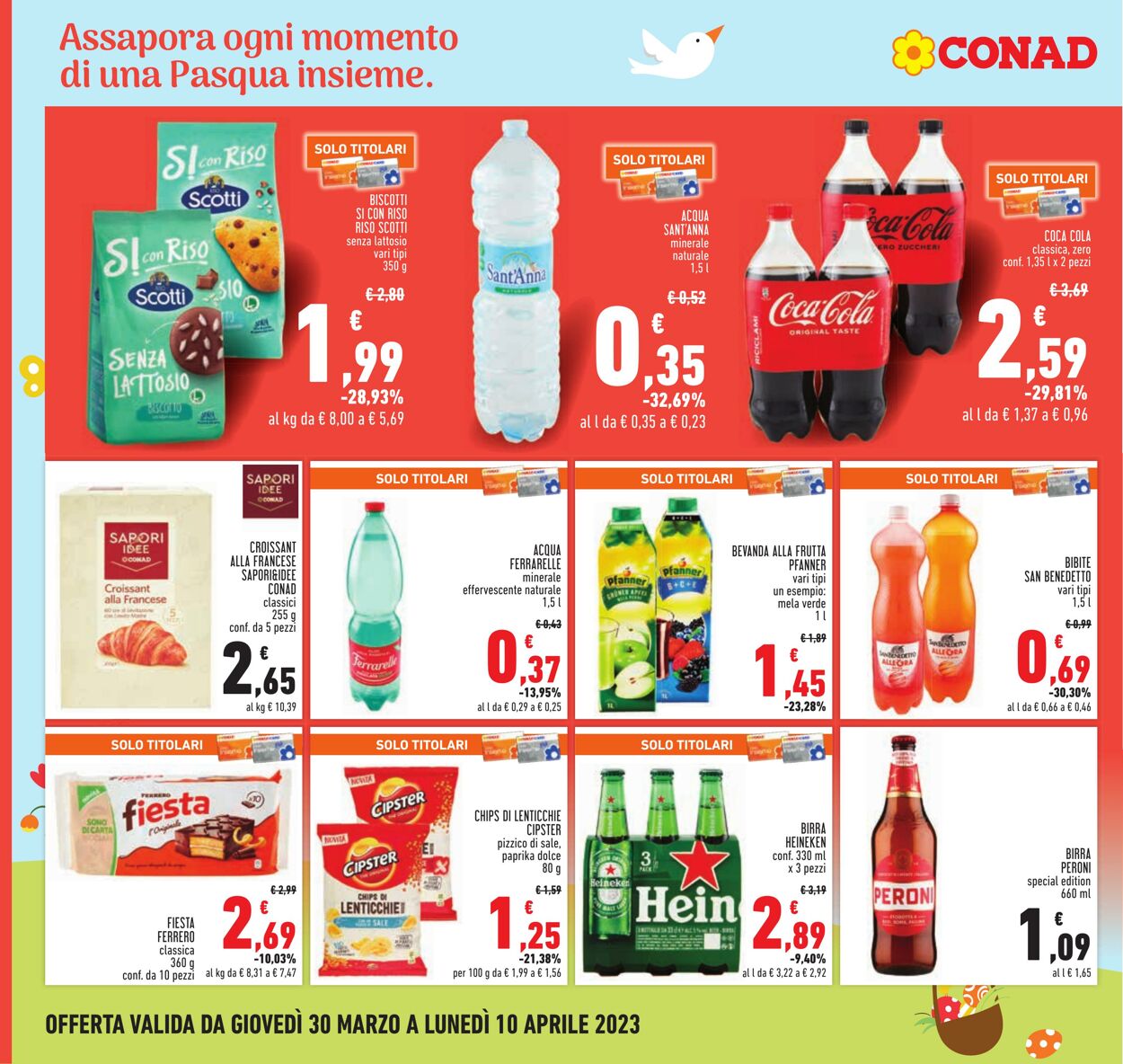 Volantino Conad 30.03.2023 - 10.04.2023