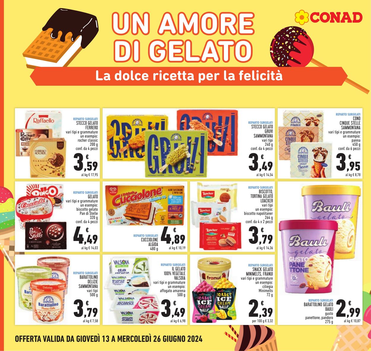 Volantino Conad 13.06.2024 - 26.06.2024