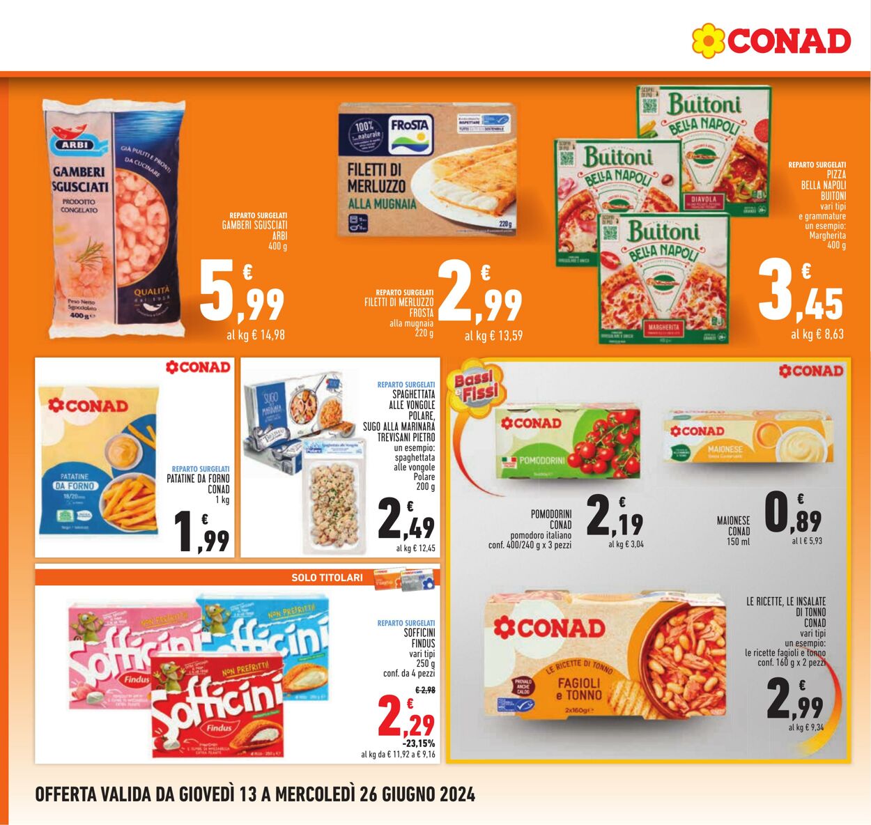 Volantino Conad 13.06.2024 - 26.06.2024