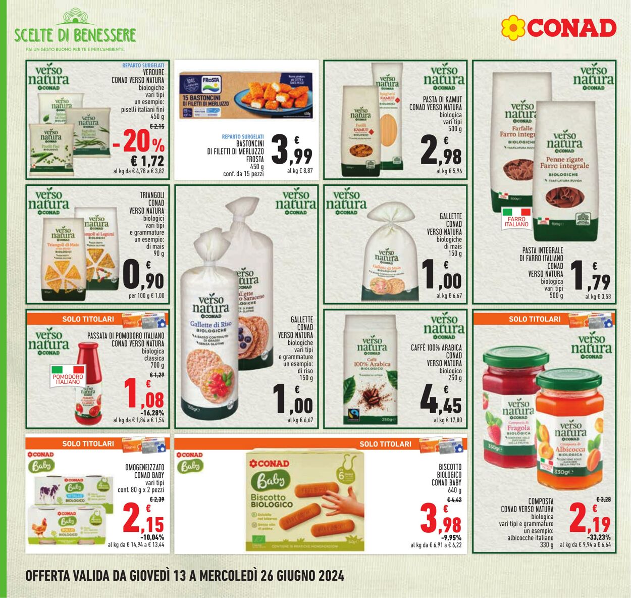 Volantino Conad 13.06.2024 - 26.06.2024