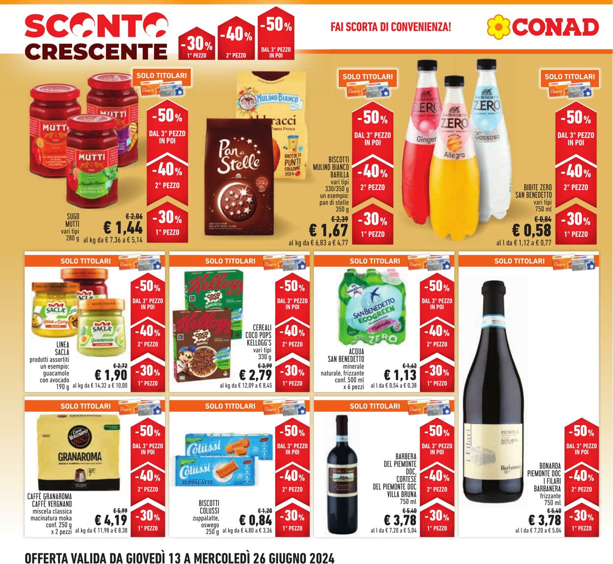 Volantino Conad 13.06.2024 - 26.06.2024