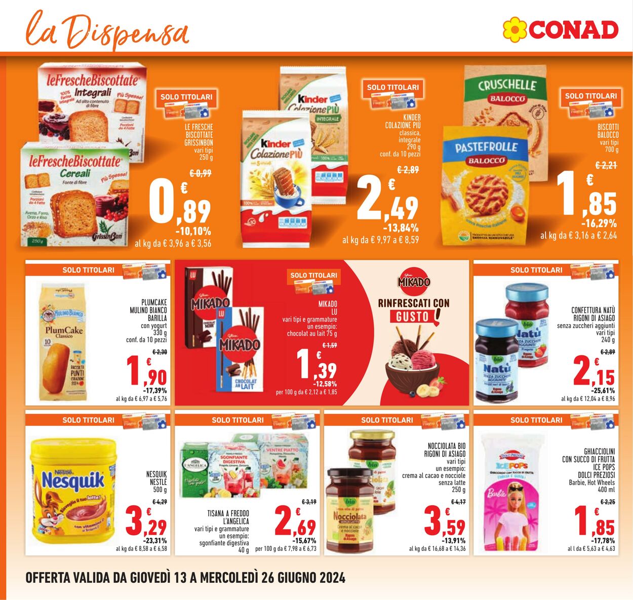 Volantino Conad 13.06.2024 - 26.06.2024