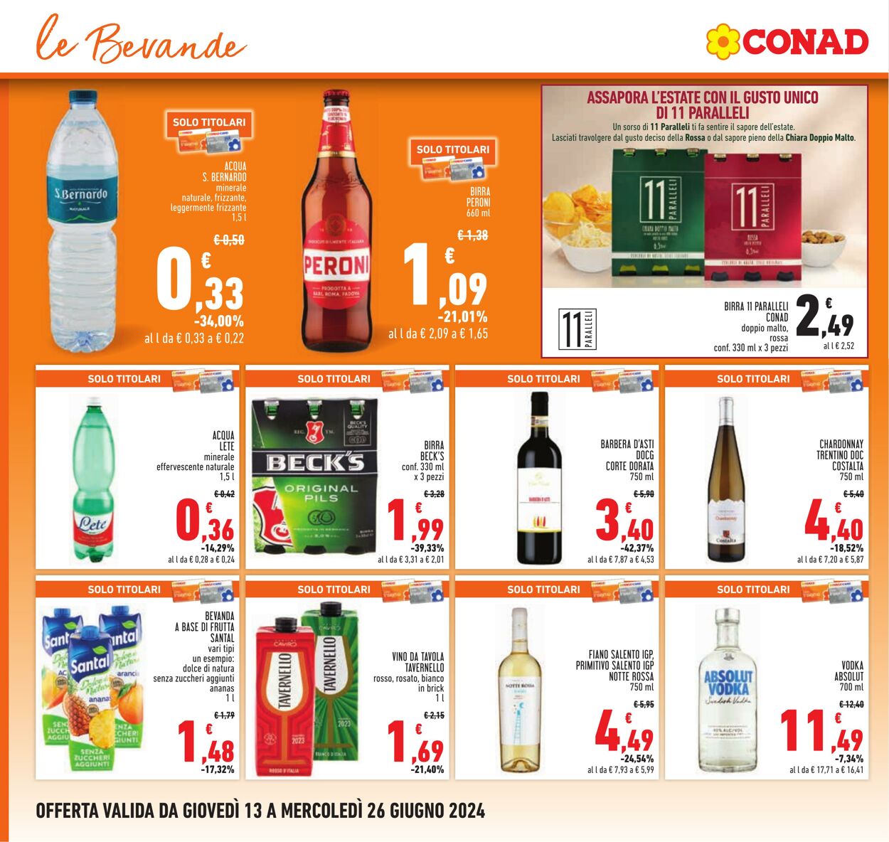 Volantino Conad 13.06.2024 - 26.06.2024