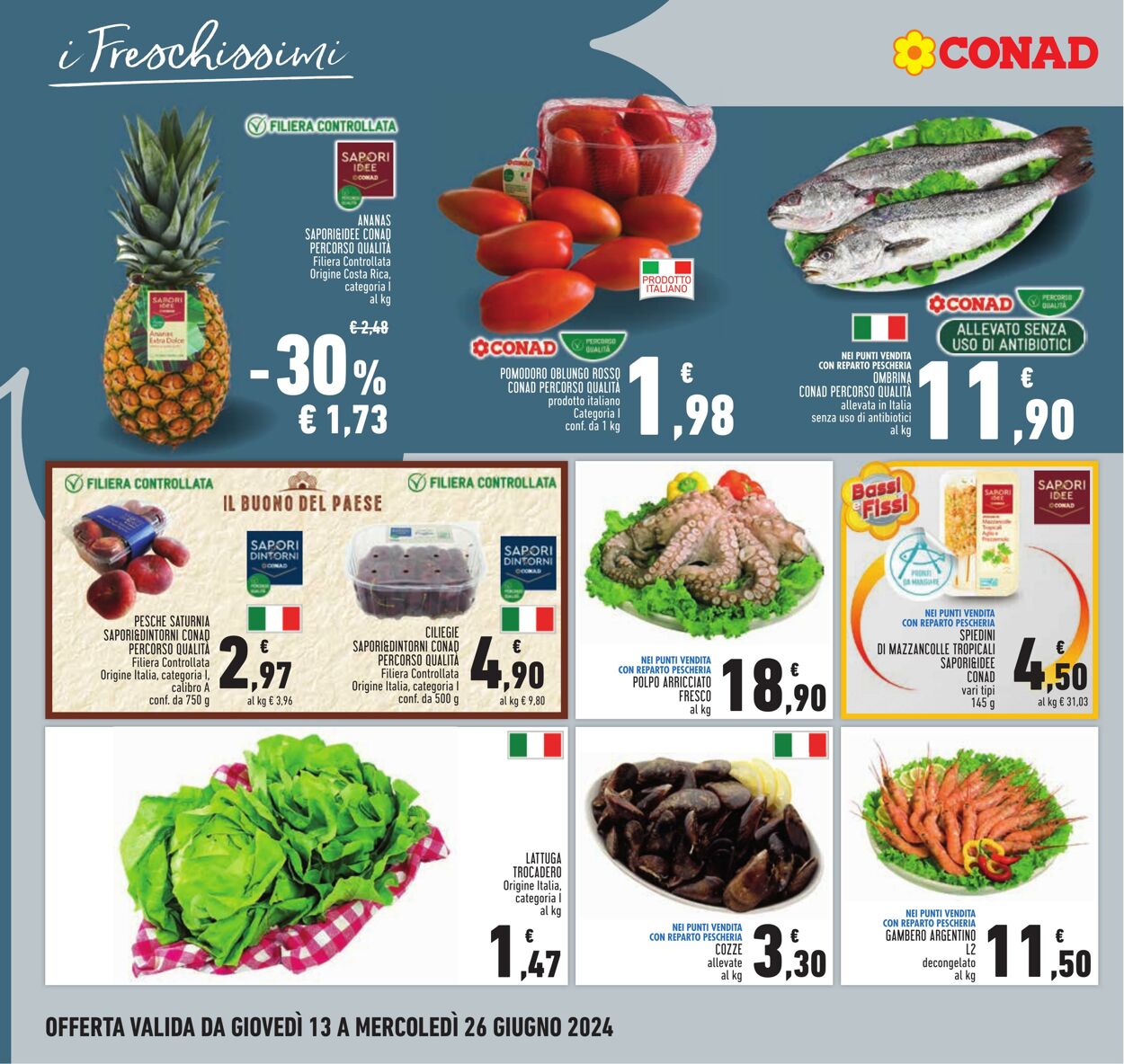 Volantino Conad 13.06.2024 - 26.06.2024