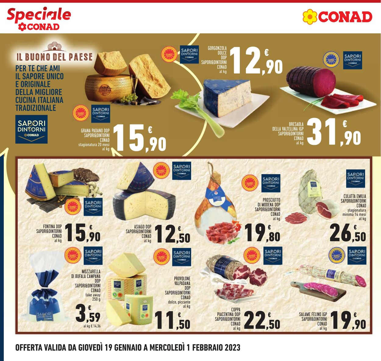 Volantino Conad 19.01.2023 - 01.02.2023