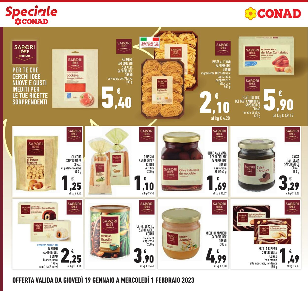 Volantino Conad 19.01.2023 - 01.02.2023