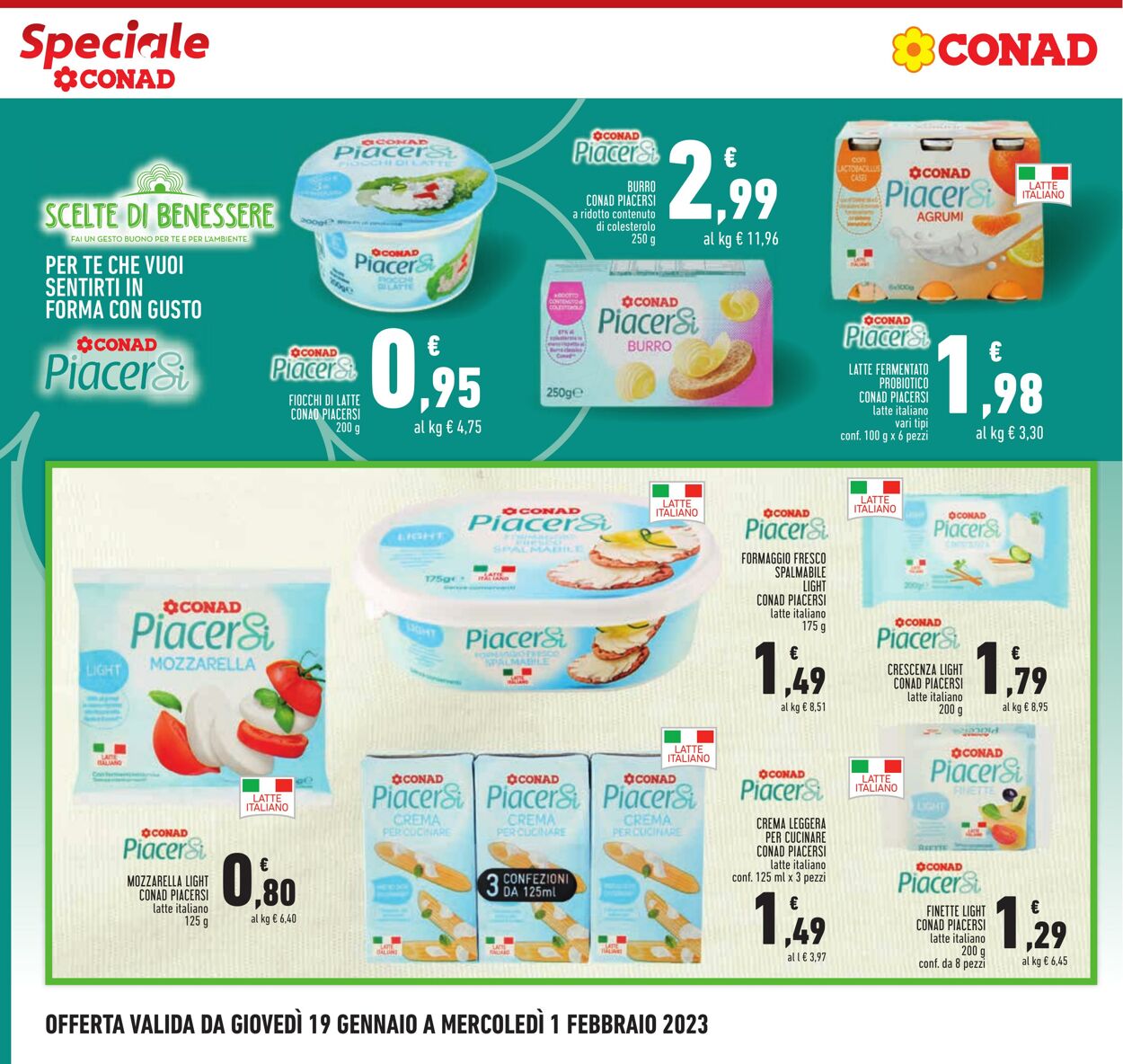 Volantino Conad 19.01.2023 - 01.02.2023