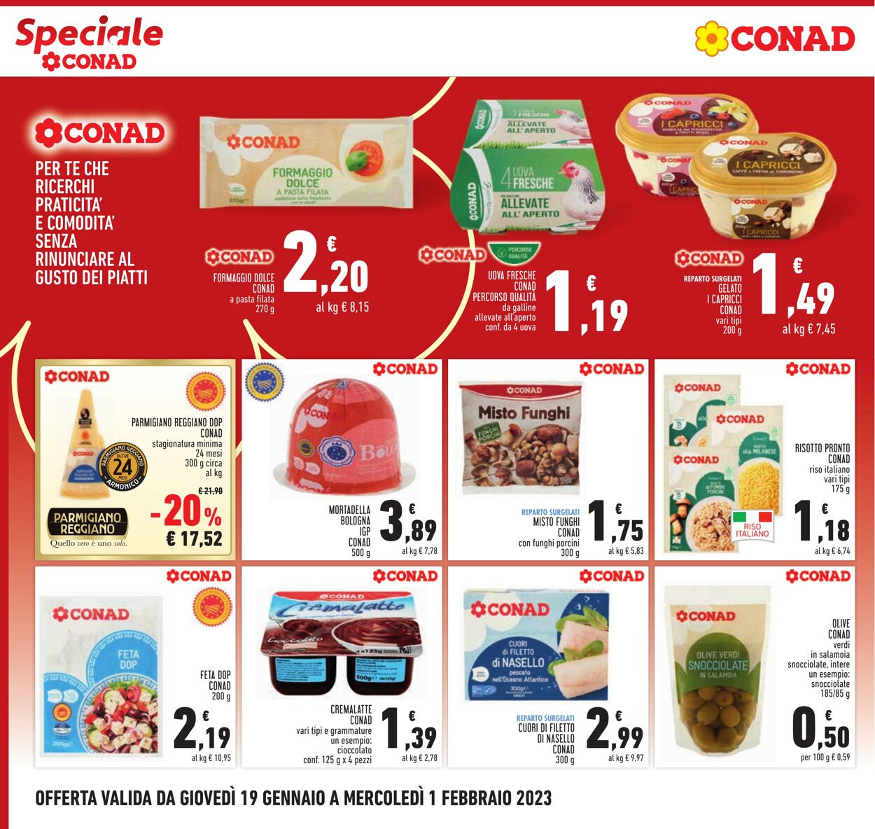 Volantino Conad 19.01.2023 - 01.02.2023