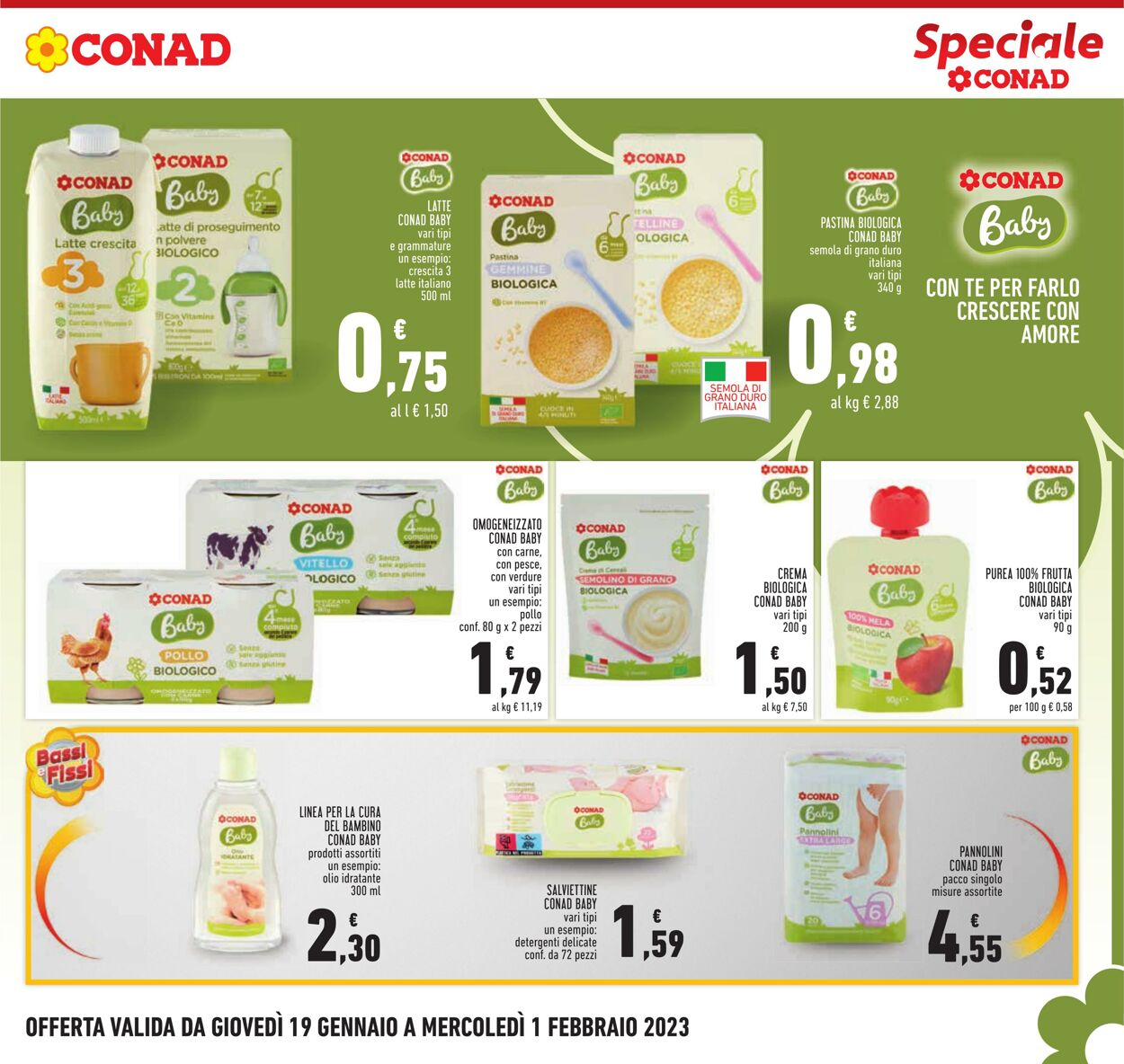 Volantino Conad 19.01.2023 - 01.02.2023