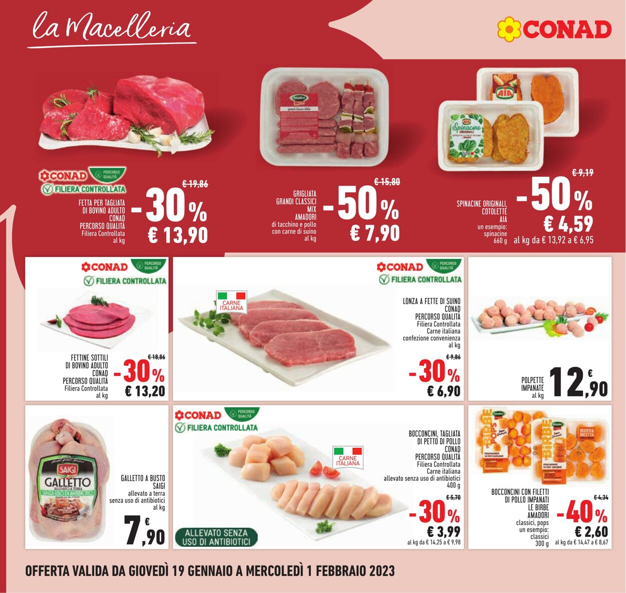 Volantino Conad 19.01.2023 - 01.02.2023