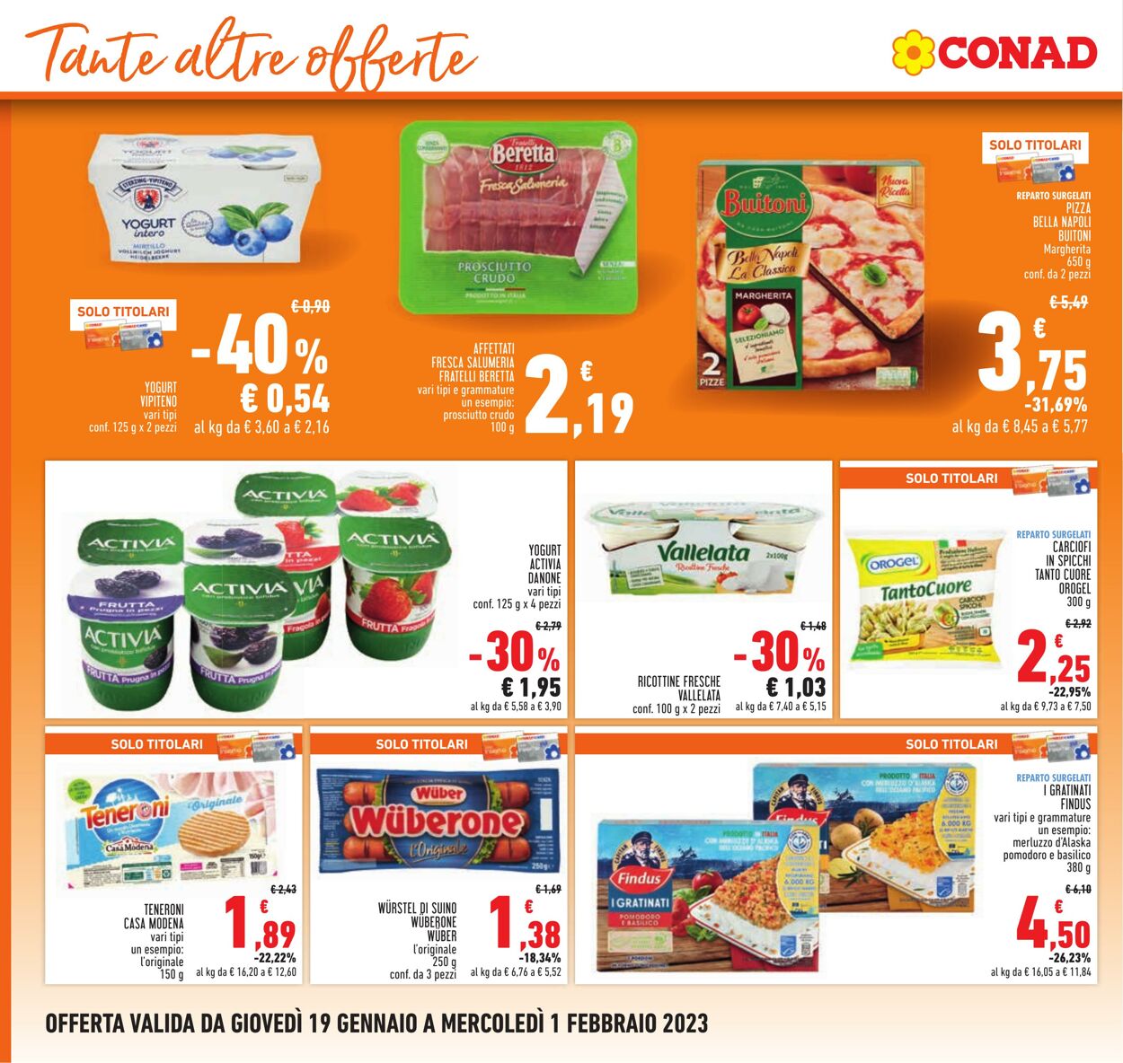 Volantino Conad 19.01.2023 - 01.02.2023